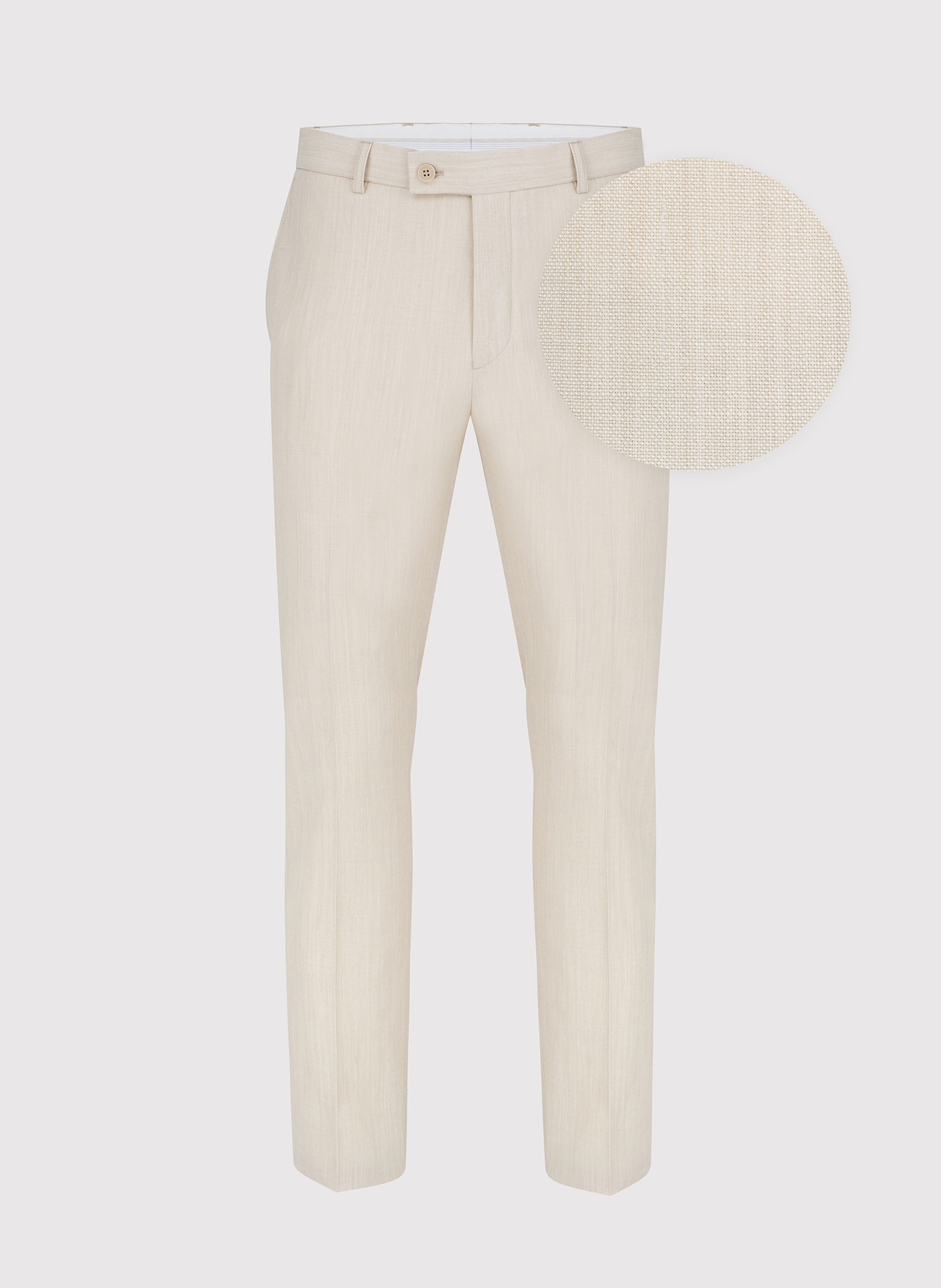 Beżowe spodnie garniturowe - Pako Lorente