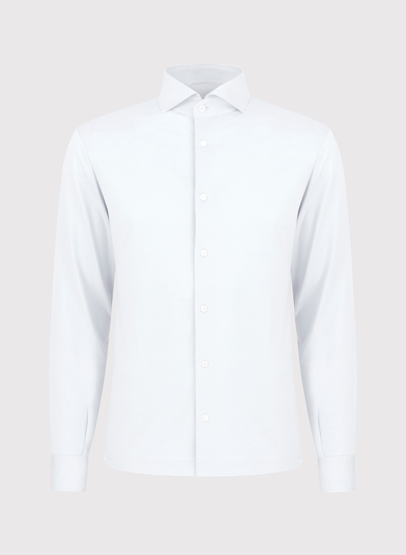Biała koszula męska z długim rękawem - Pako Lorente