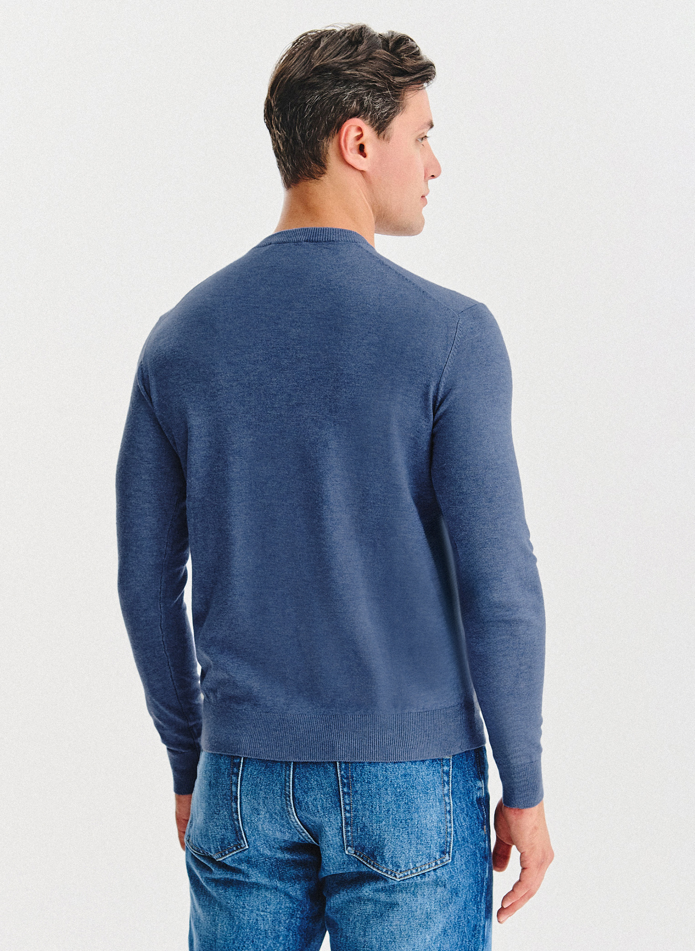 Niebieski sweter męski - Pako Lorente