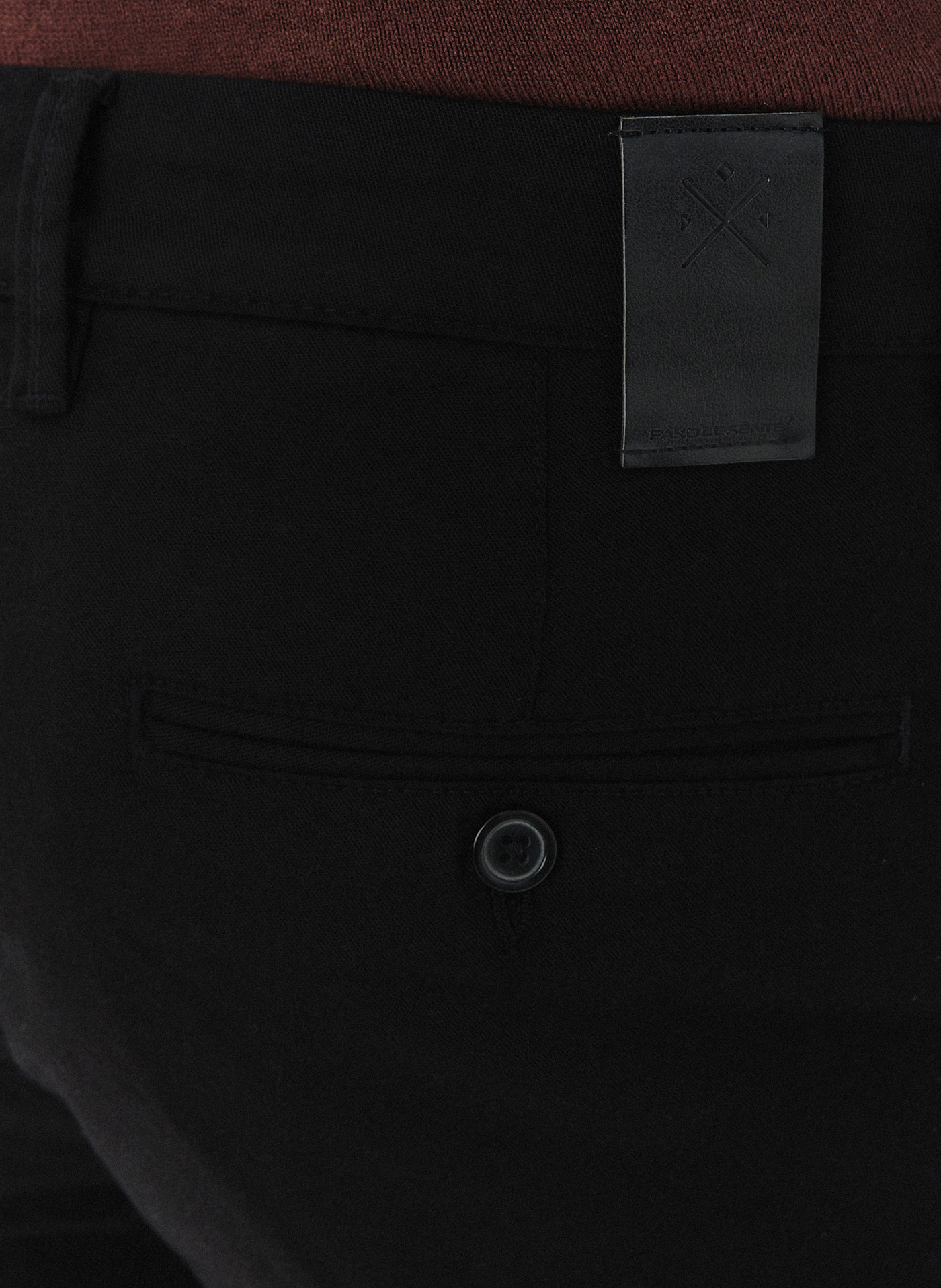 Casualowe czarne spodnie męskie - Pako Lorente