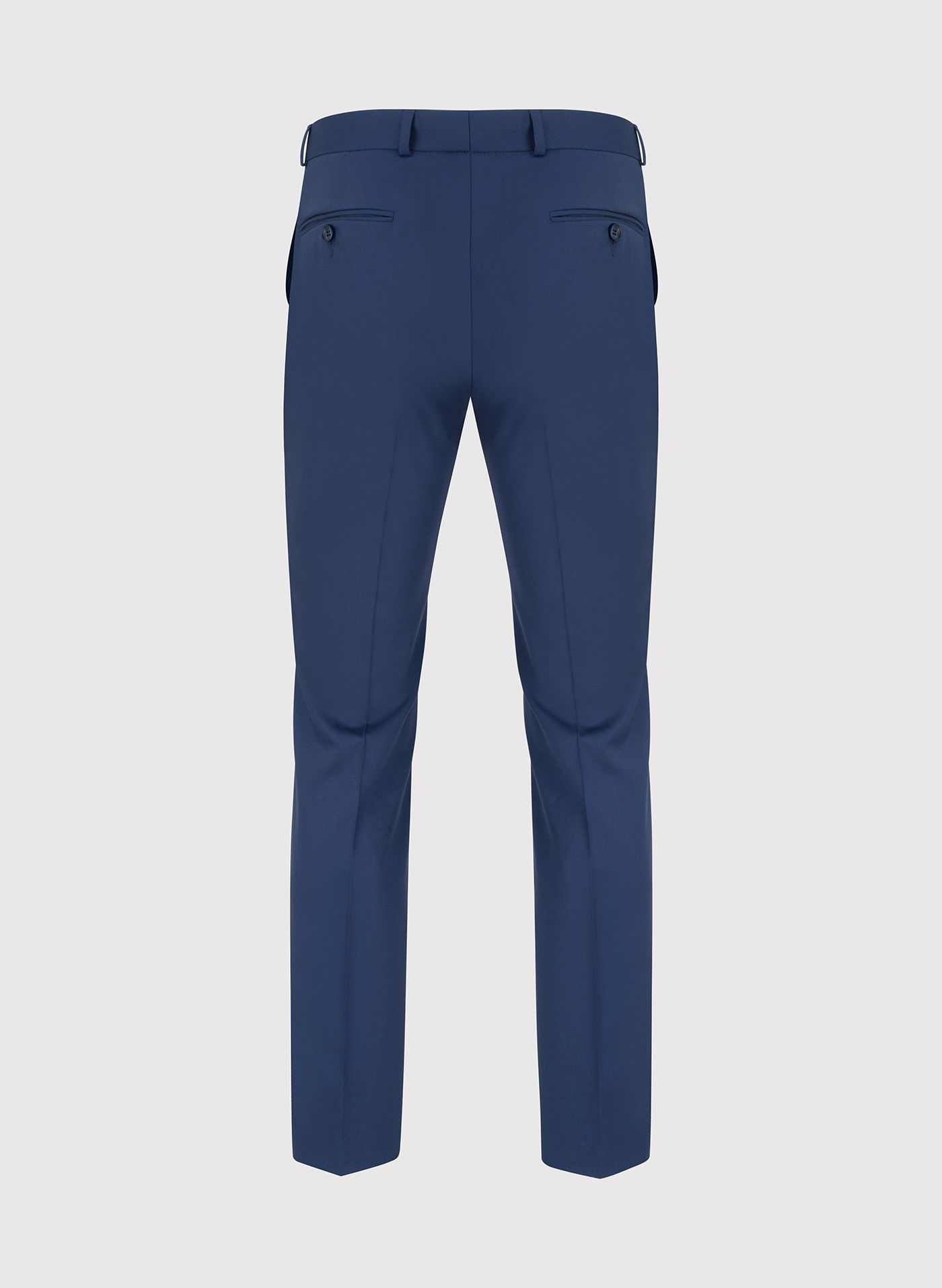 Wełniane spodnie garniturowe w kolorze niebieskim - Pako Lorente