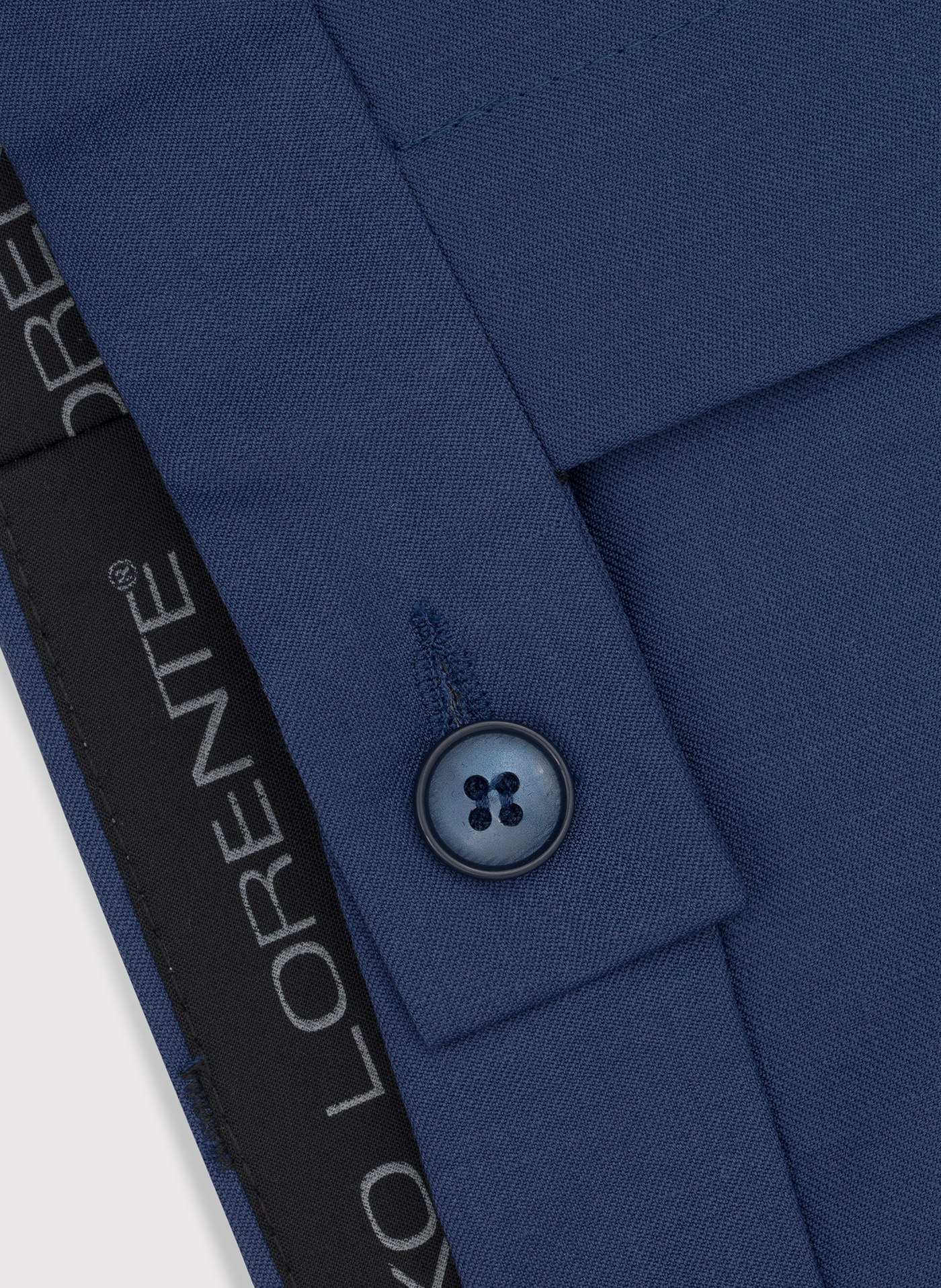 Wełniane spodnie garniturowe w kolorze niebieskim - Pako Lorente