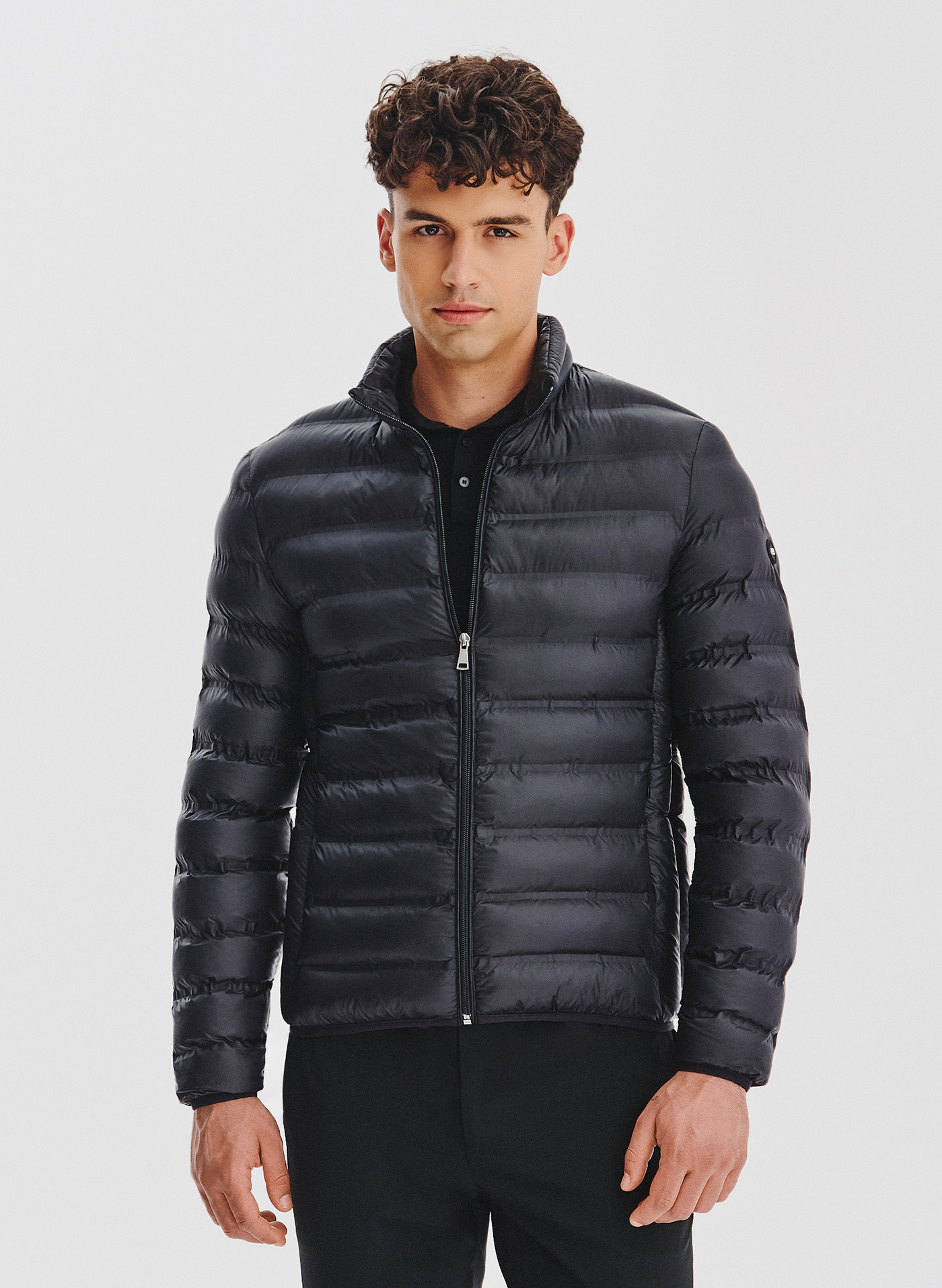 Czarna kurtka pikowana - Pako Lorente