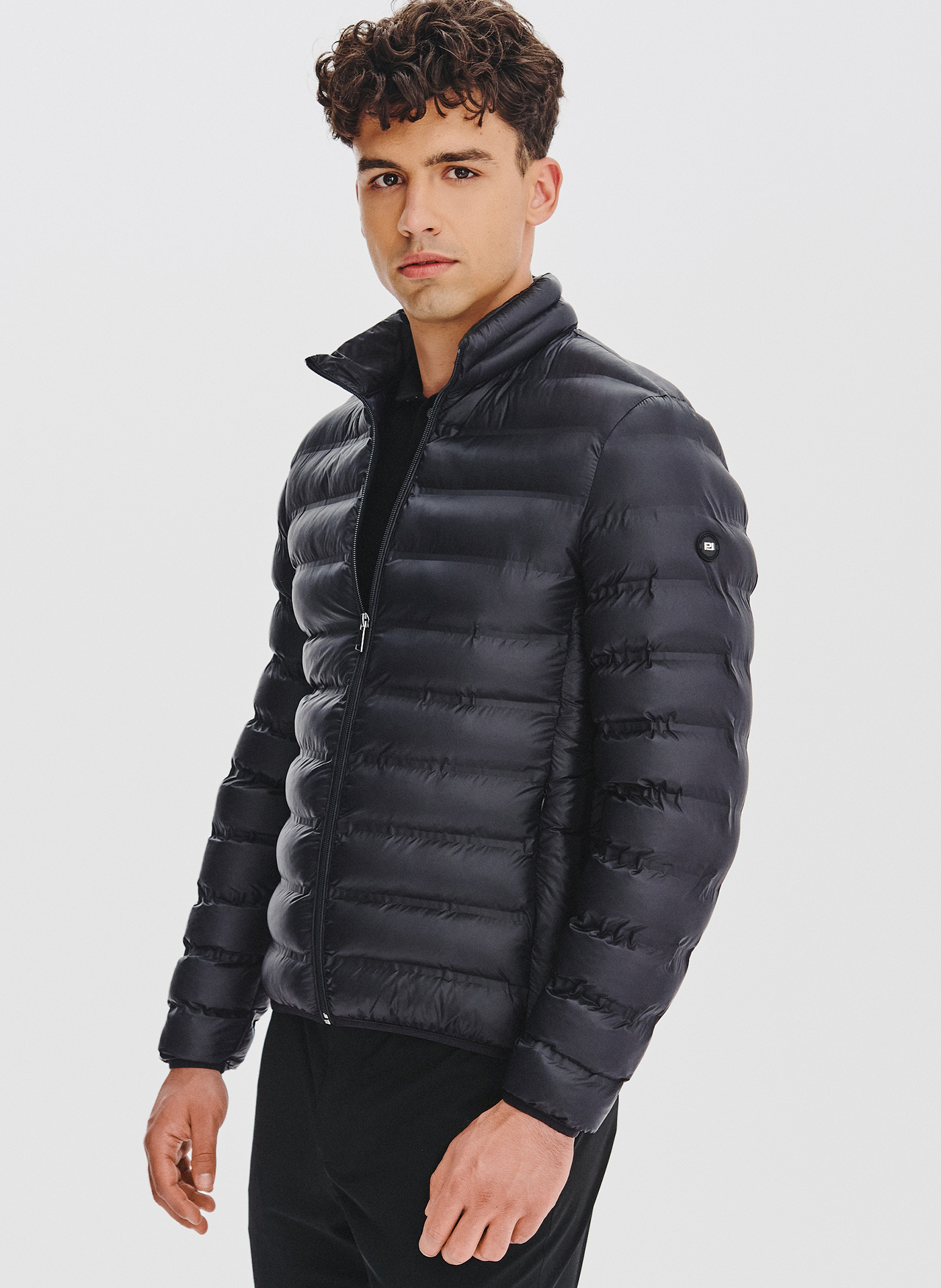 Czarna kurtka pikowana - Pako Lorente