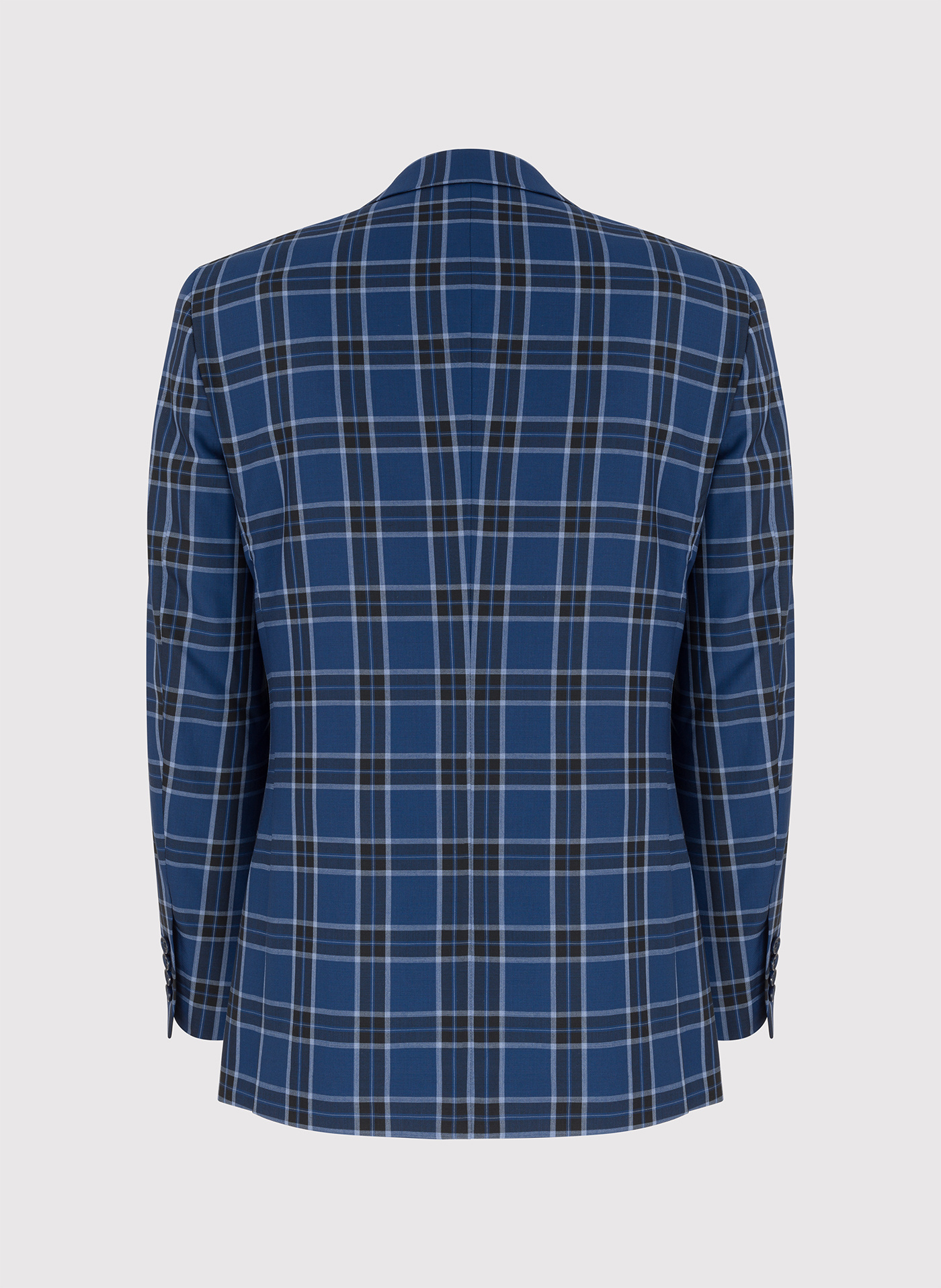 Granatowa marynarka w kratę - Pako Lorente - Pako Lorente