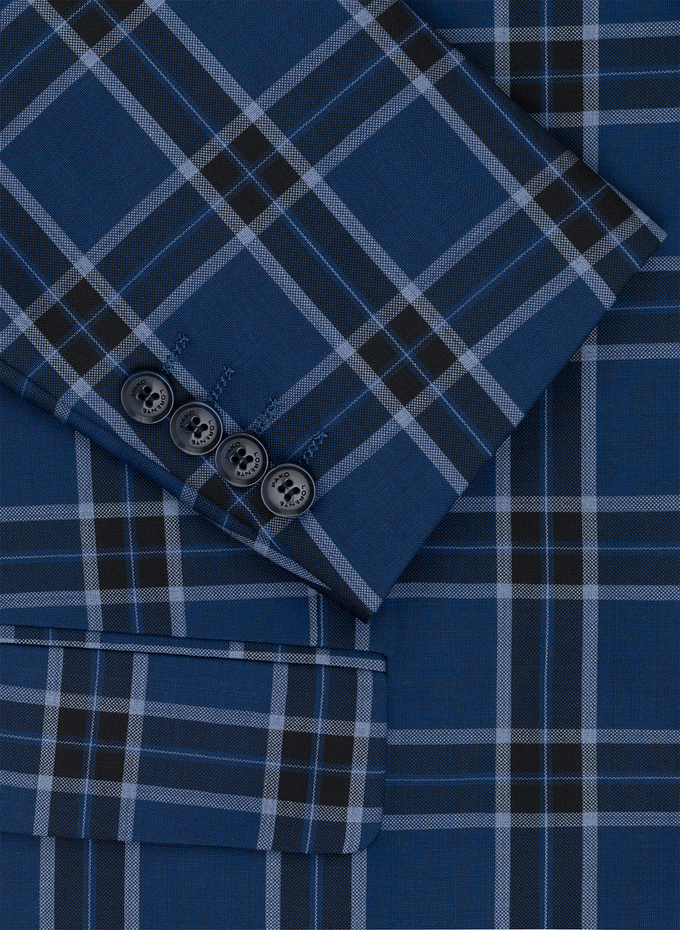 Granatowa marynarka w kratę - Pako Lorente - Pako Lorente