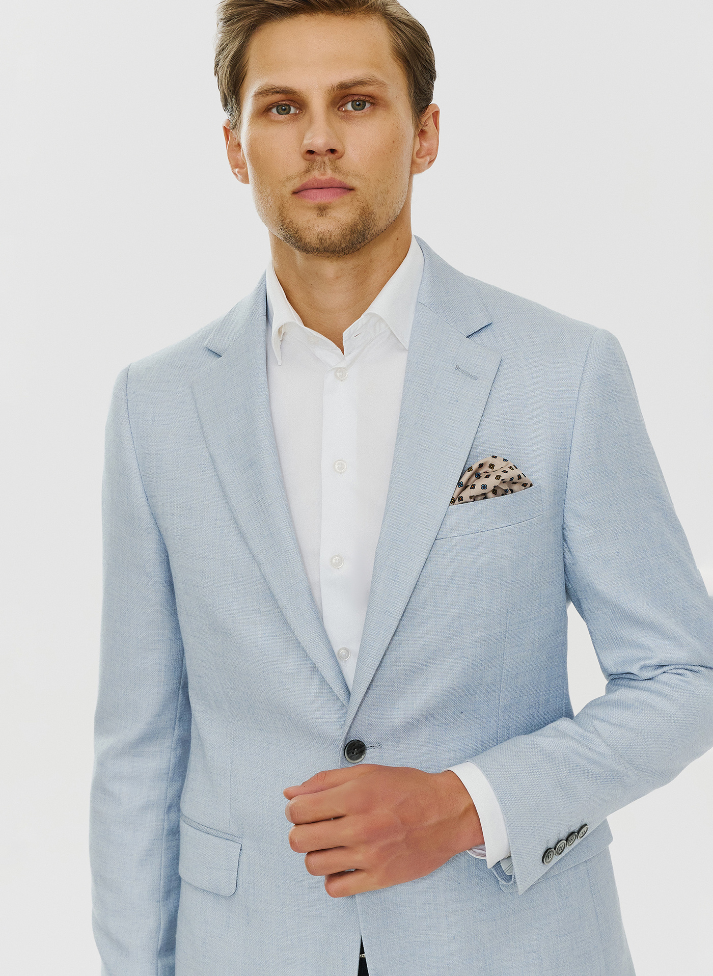 Niebieska marynarka męska - Pako Lorente