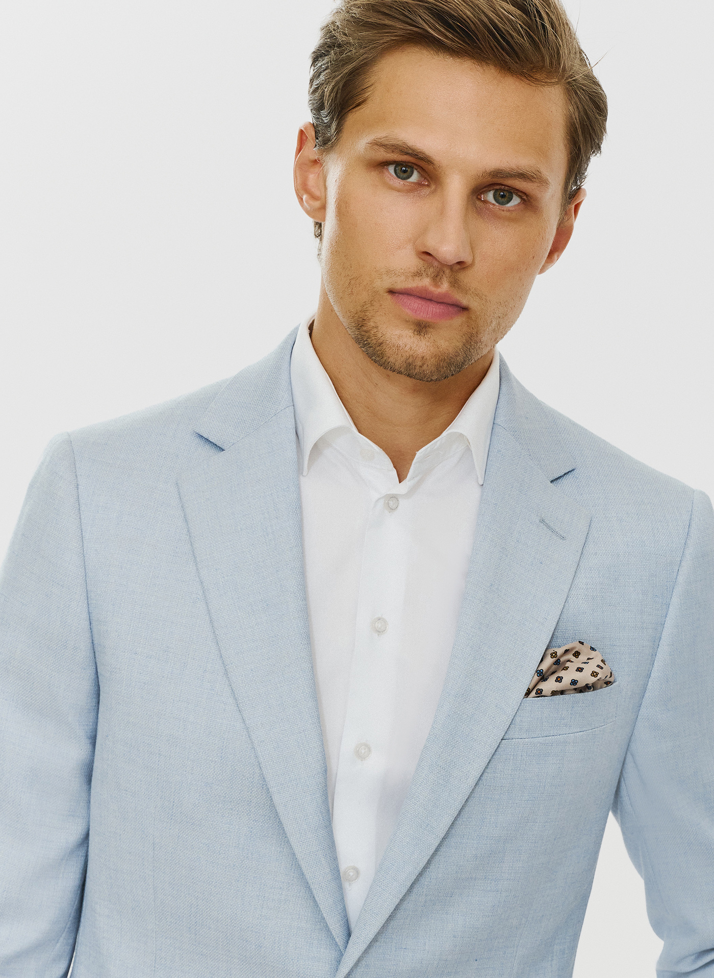 Niebieska marynarka męska - Pako Lorente