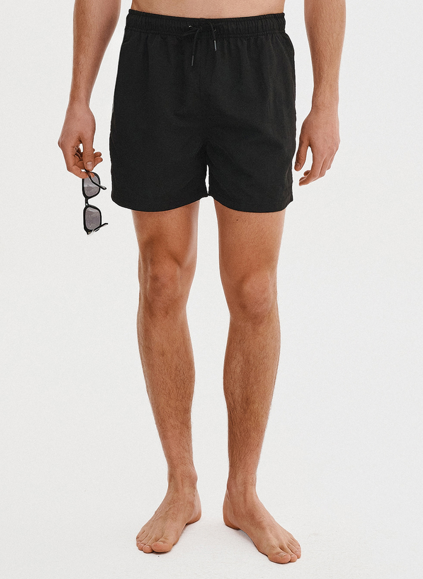 PAKO LORENTE - Szorty kąpielowe męskie w czarnym kolorze - Pako Lorente