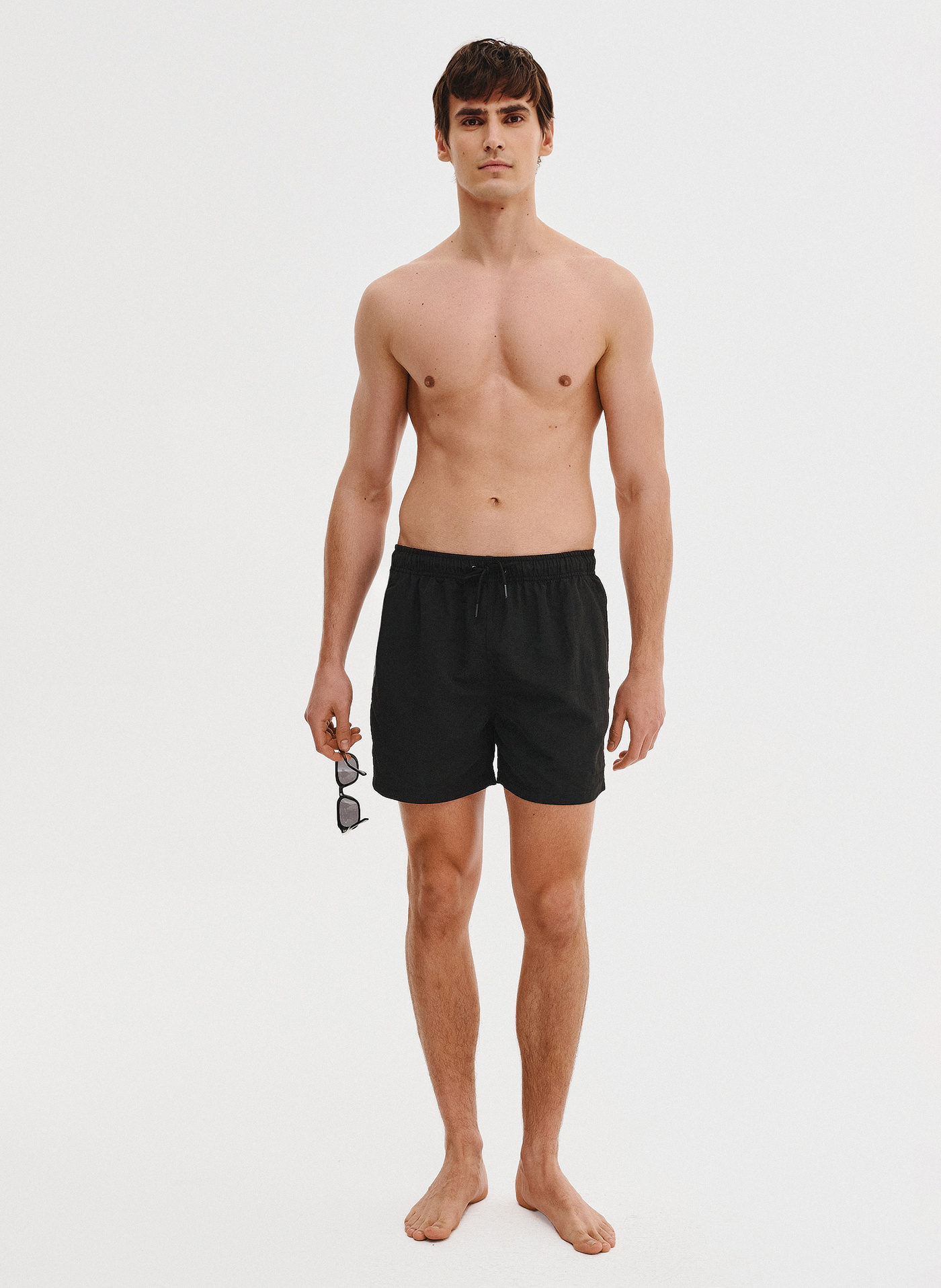 PAKO LORENTE - Szorty kąpielowe męskie w czarnym kolorze - Pako Lorente