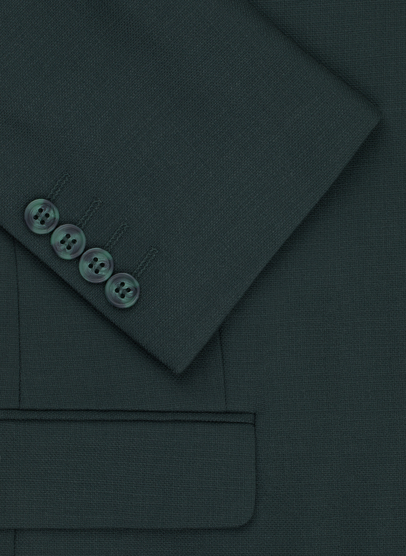 Gładka marynarka garniturowa w kolorze zielonym - Pako Lorente
