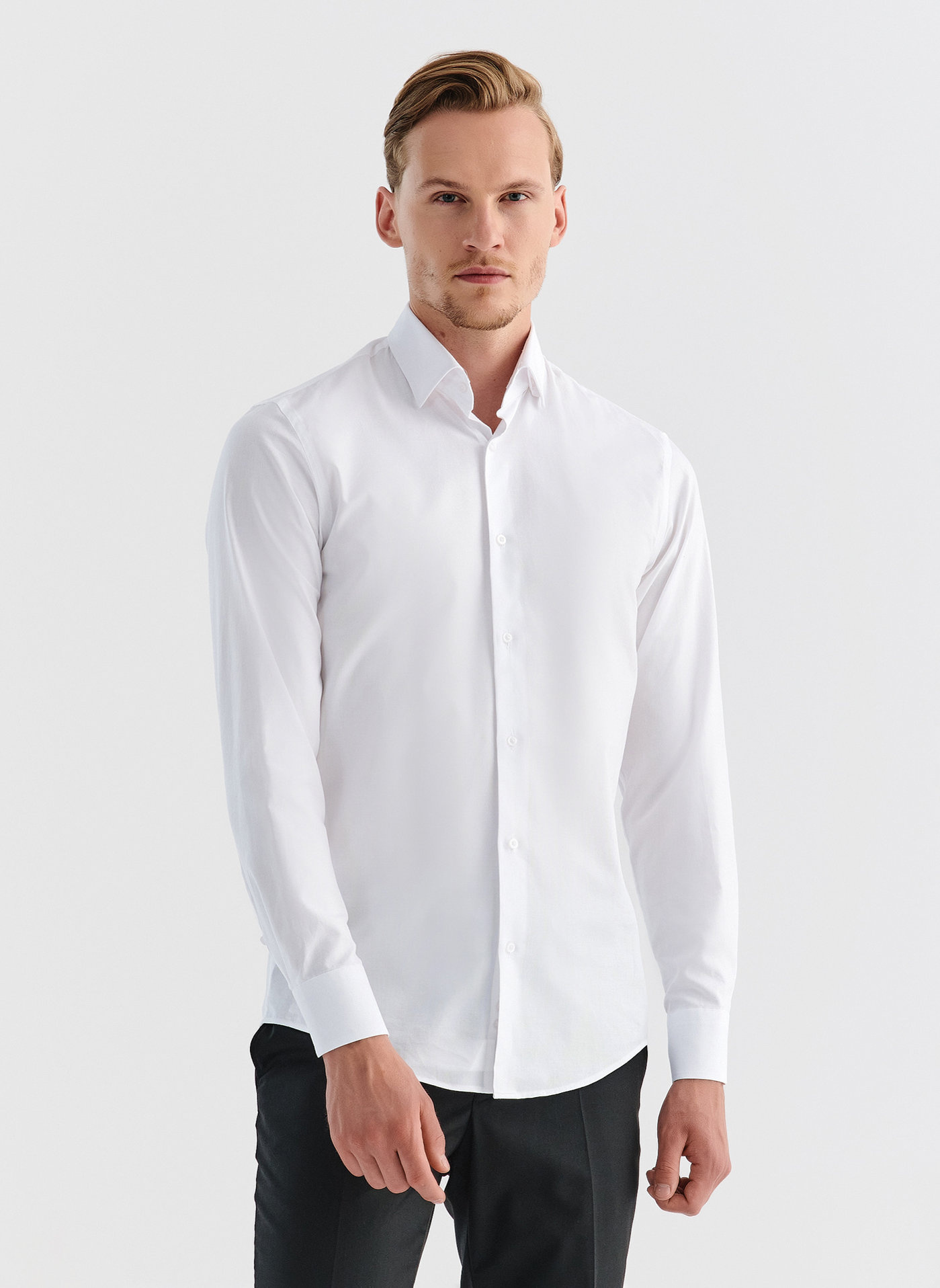 Koszula męska w kolorze białym P000B-1X-051-B-S - Pako Lorente