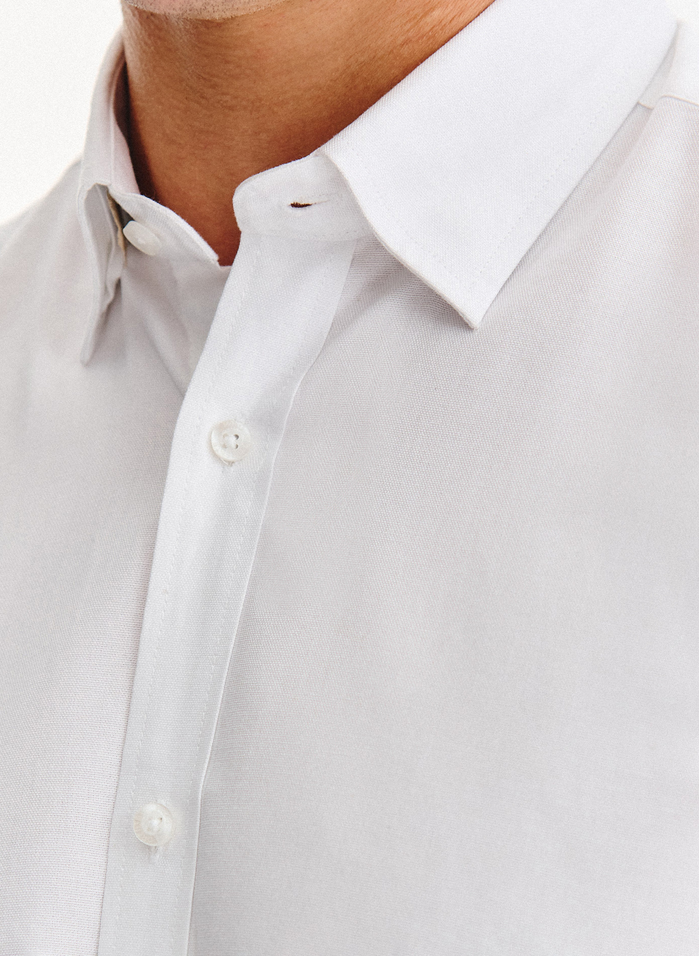Biała bawełniana koszula męska - Pako Lorente
