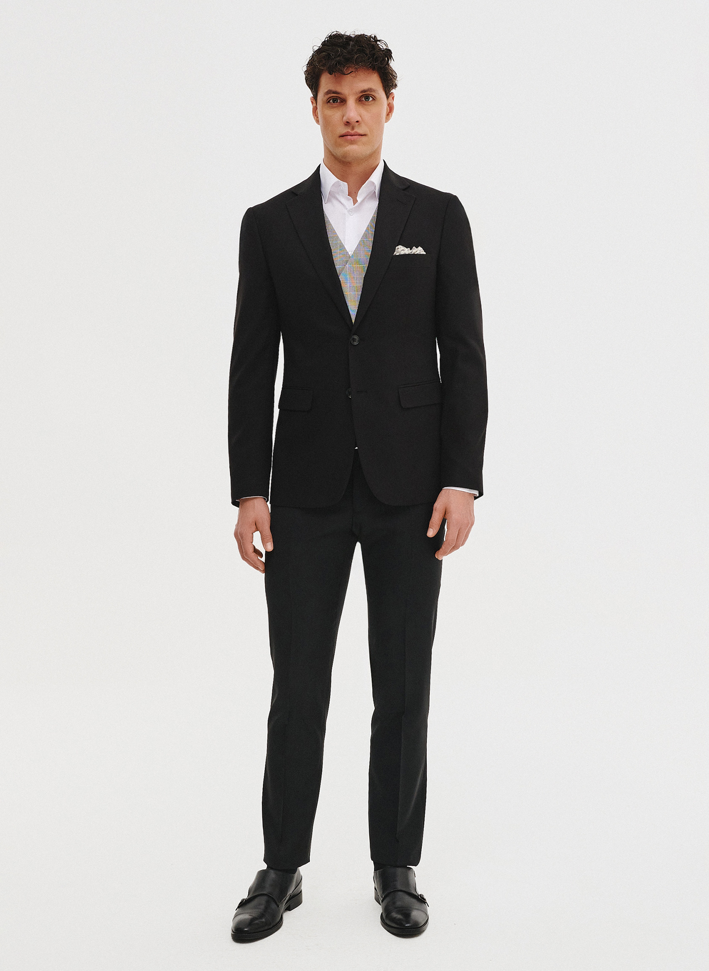 PAKO LORENTE - Czarna marynarka męska - Pako Lorente