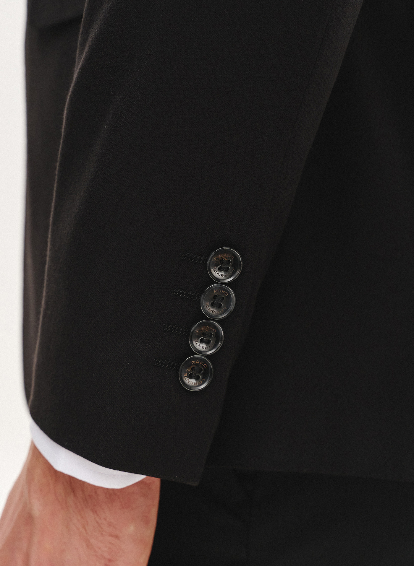 PAKO LORENTE - Czarna marynarka męska - Pako Lorente