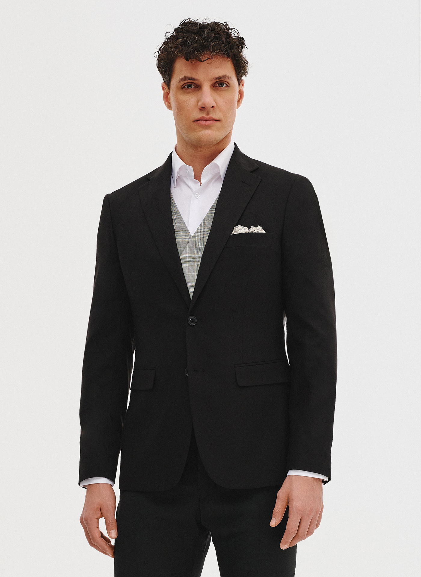 PAKO LORENTE - Czarna marynarka męska - Pako Lorente