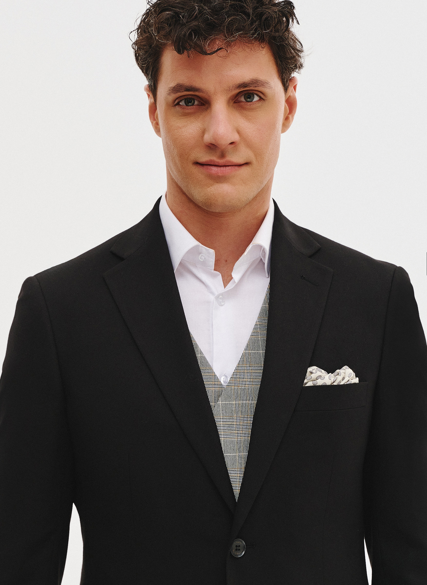 PAKO LORENTE - Czarna marynarka męska - Pako Lorente