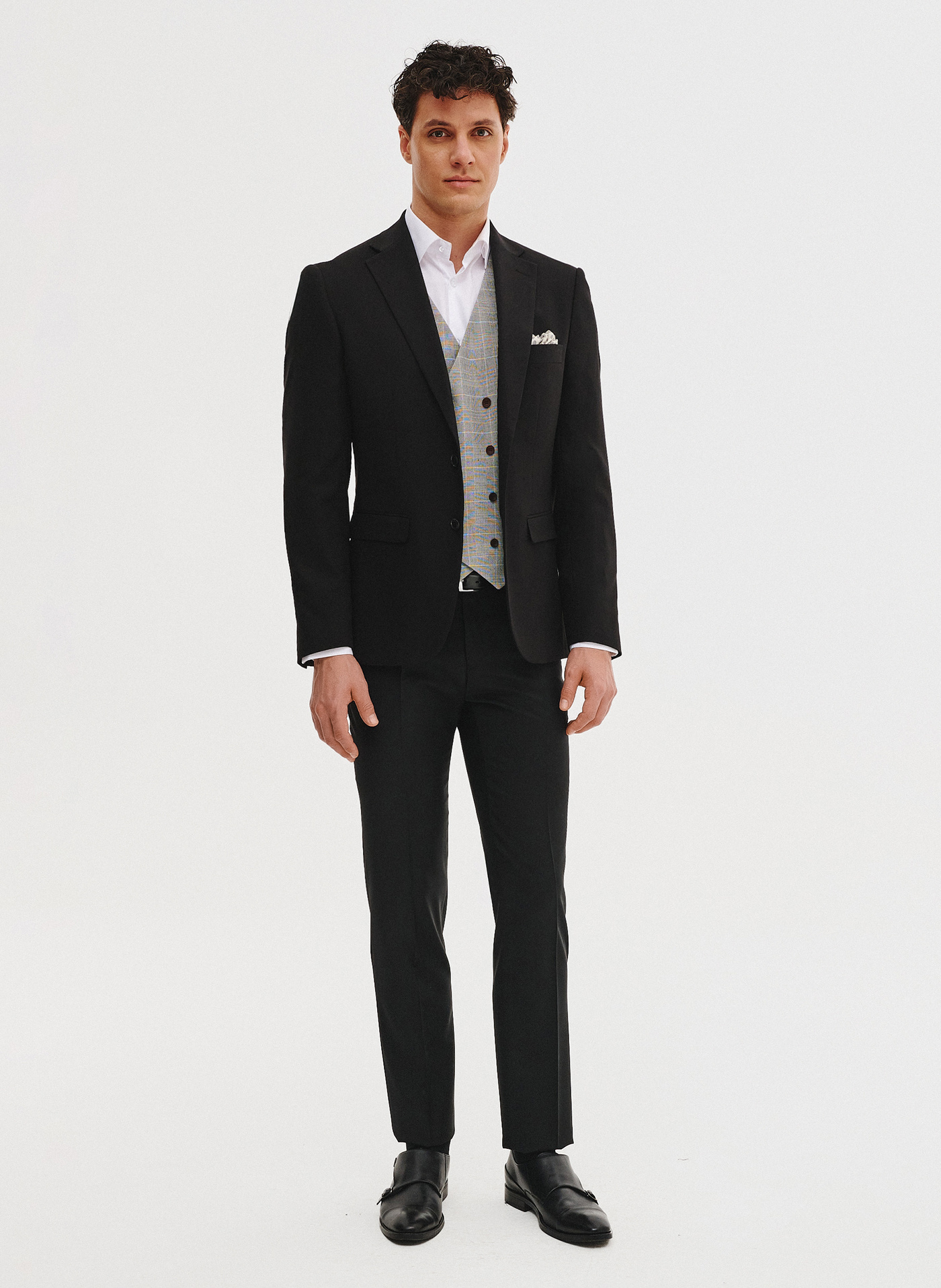 PAKO LORENTE - Czarna marynarka męska - Pako Lorente