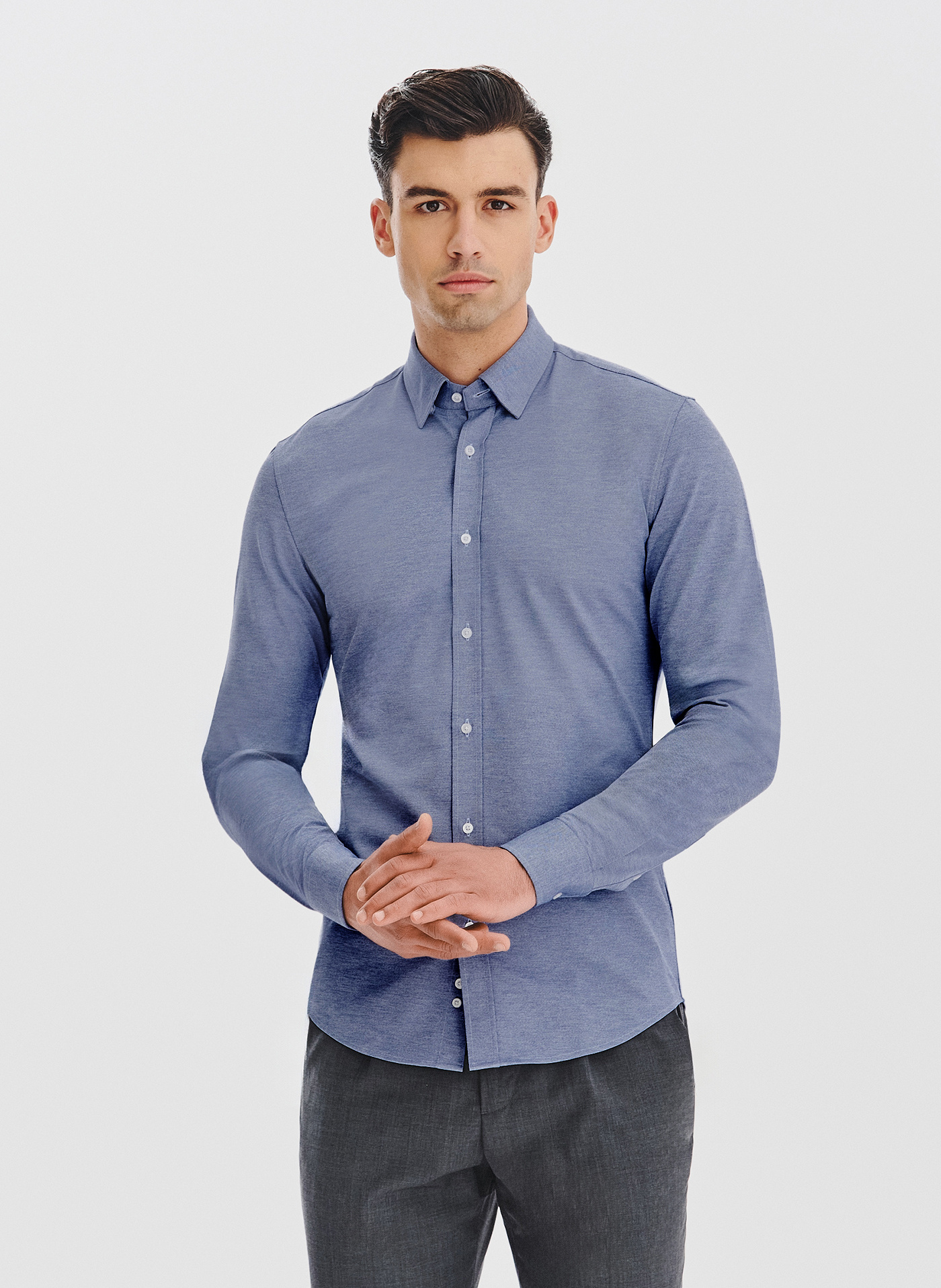 Niebieska koszula melanż - Pako Lorente