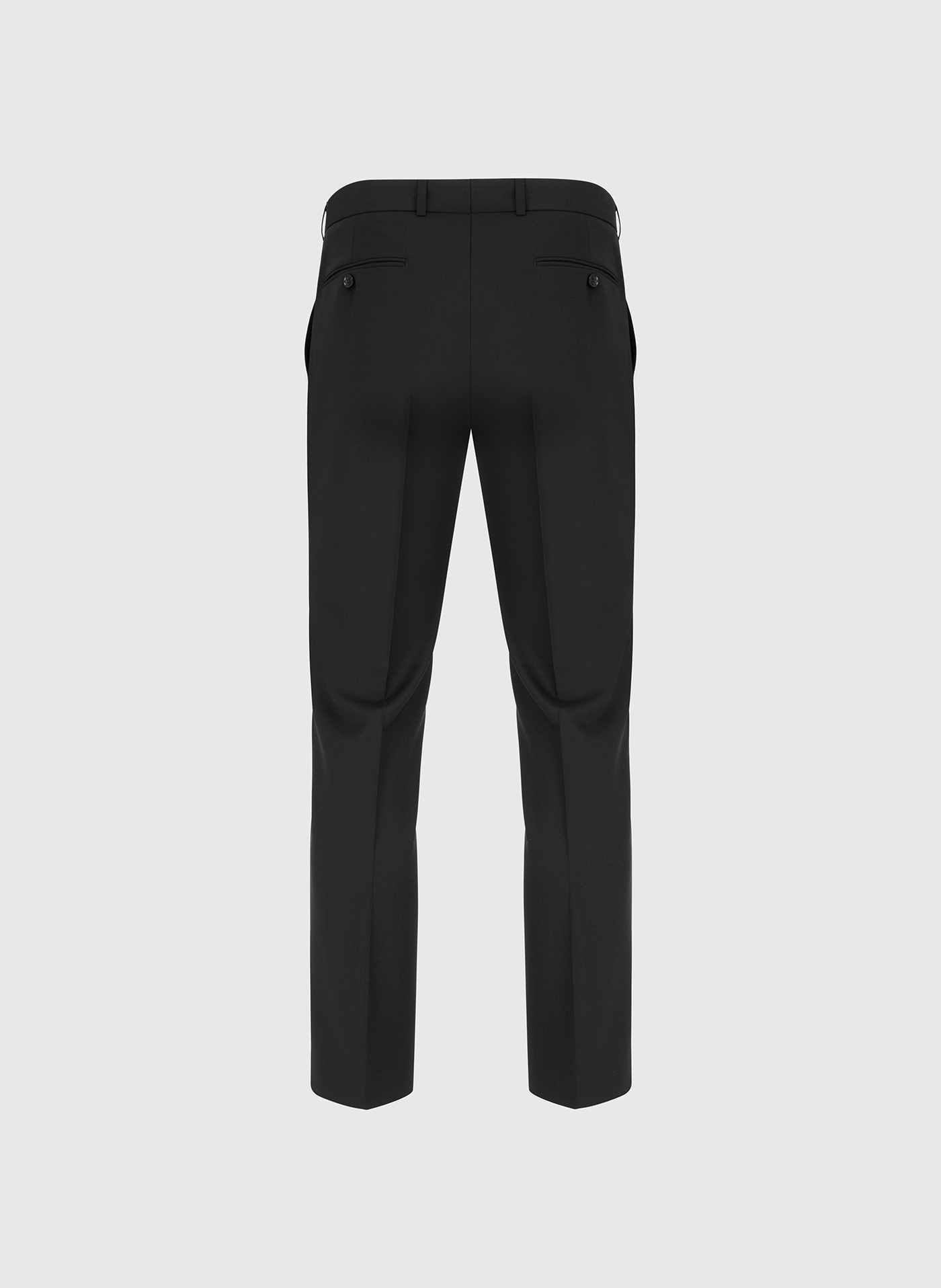 Wełniane spodnie garniturowe w kolorze czarnym - Pako Lorente