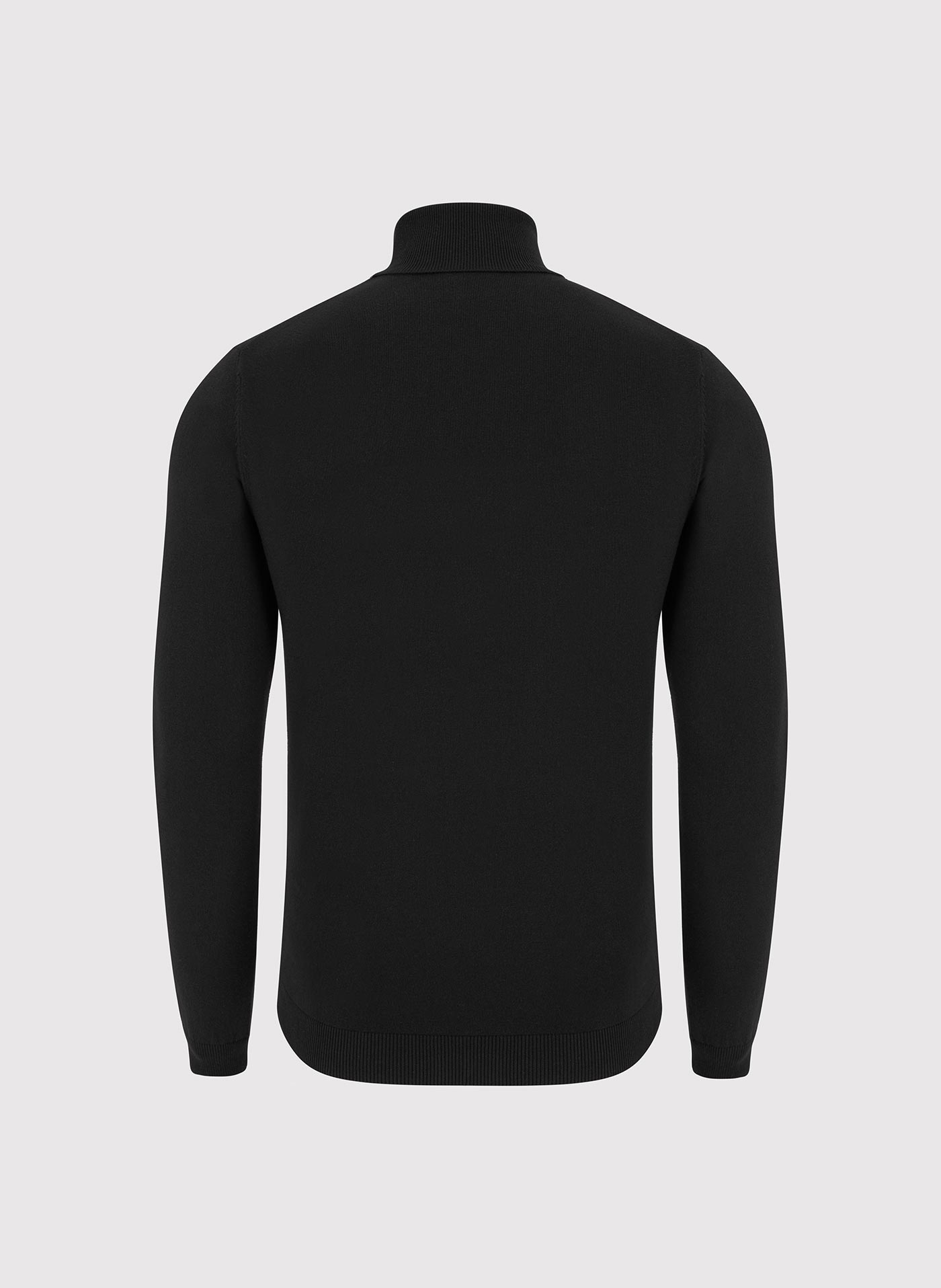 PAKO LORENTE - Czarny gładki golf męski - Pako Lorente