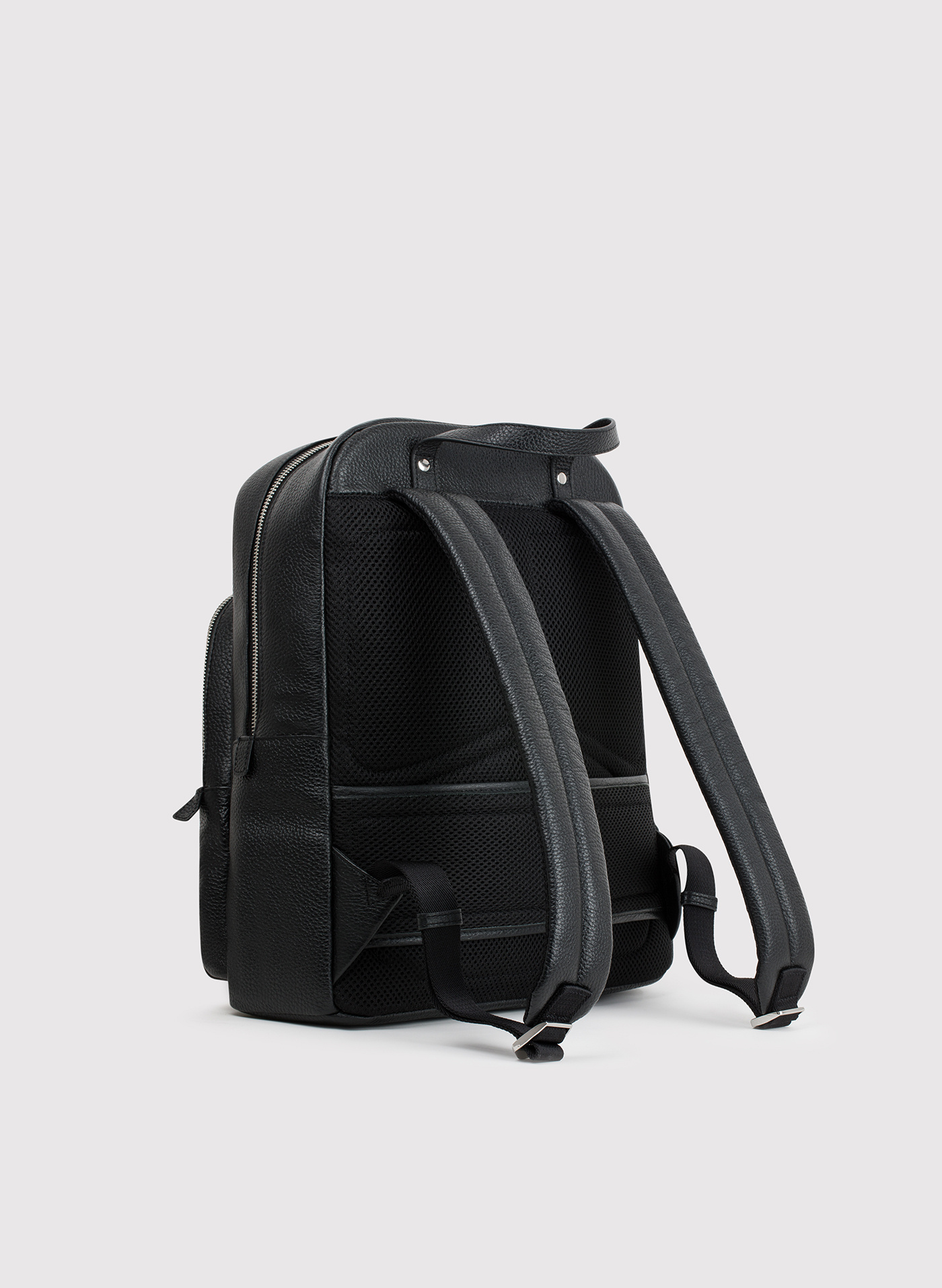 Skórzany plecak męski w kolorze czarnym - Pako Lorente