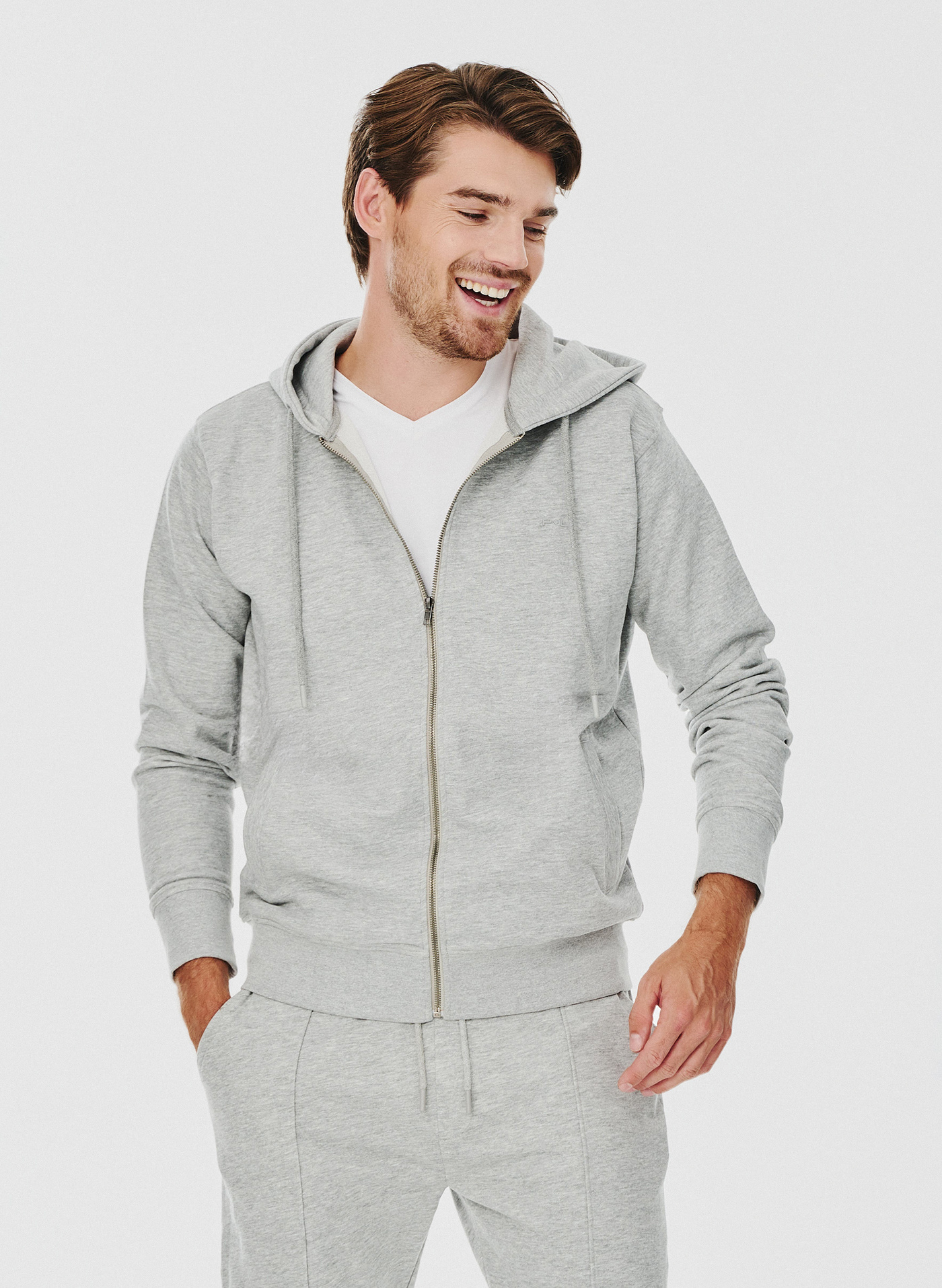 Rozpinana bluza dresowa w szarym kolorze - Pako Lorente