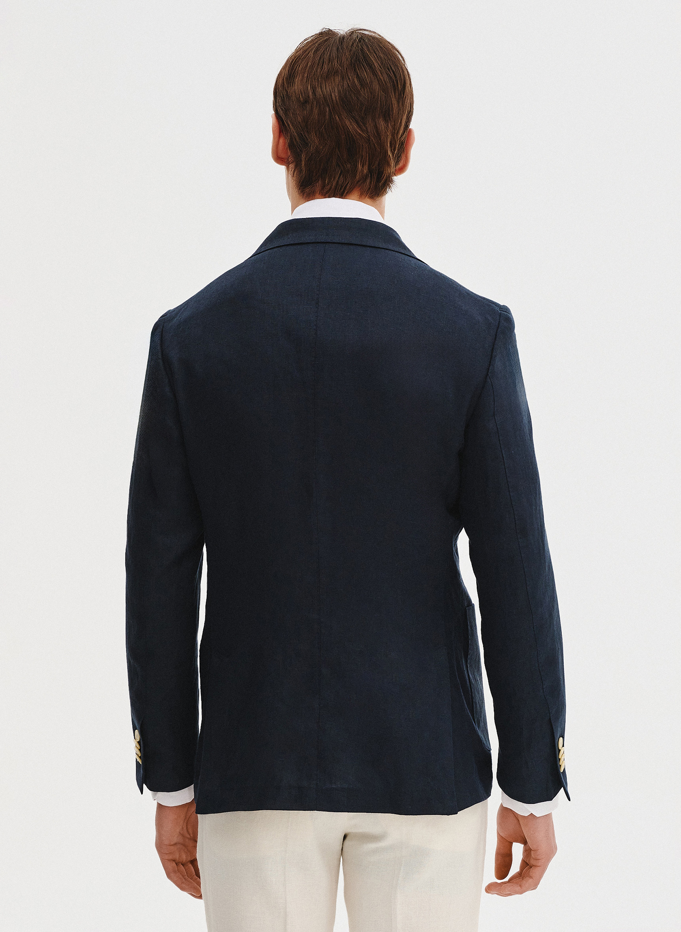 Lniana marynarka dwurzędowa - Pako Lorente