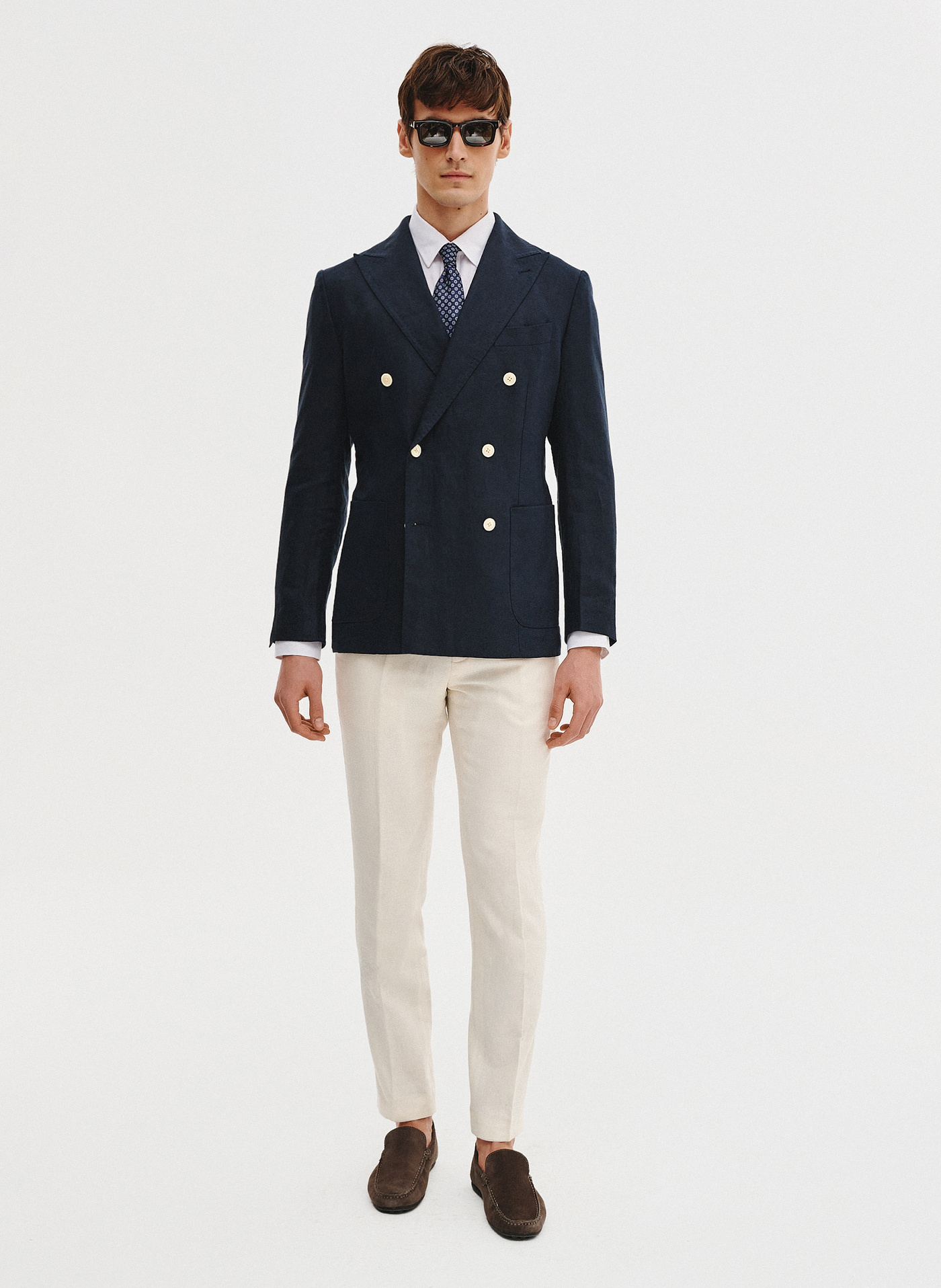 Lniana marynarka dwurzędowa - Pako Lorente