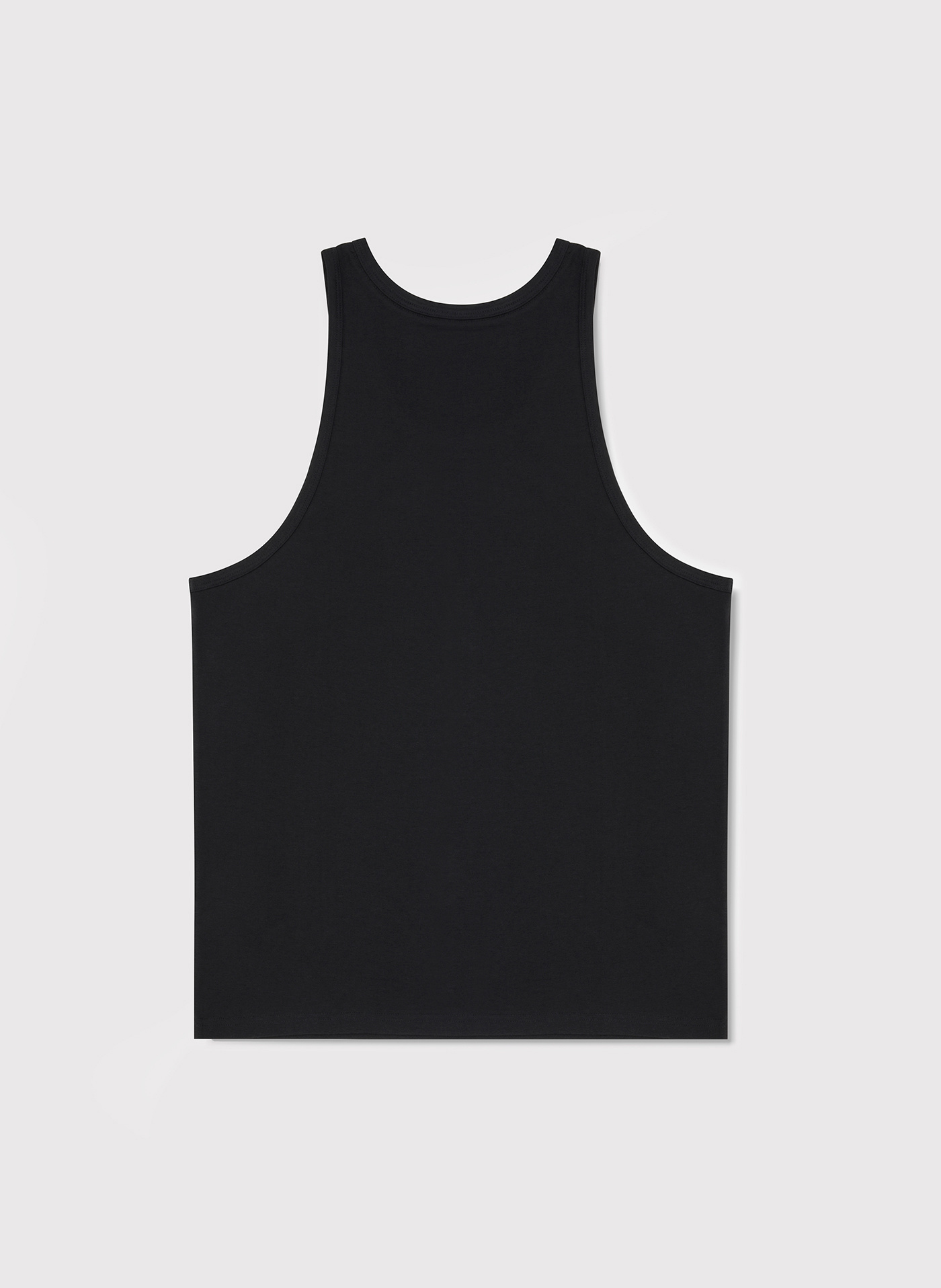 Tank top męski w czarnym kolorze  dwupak - Pako Lorente