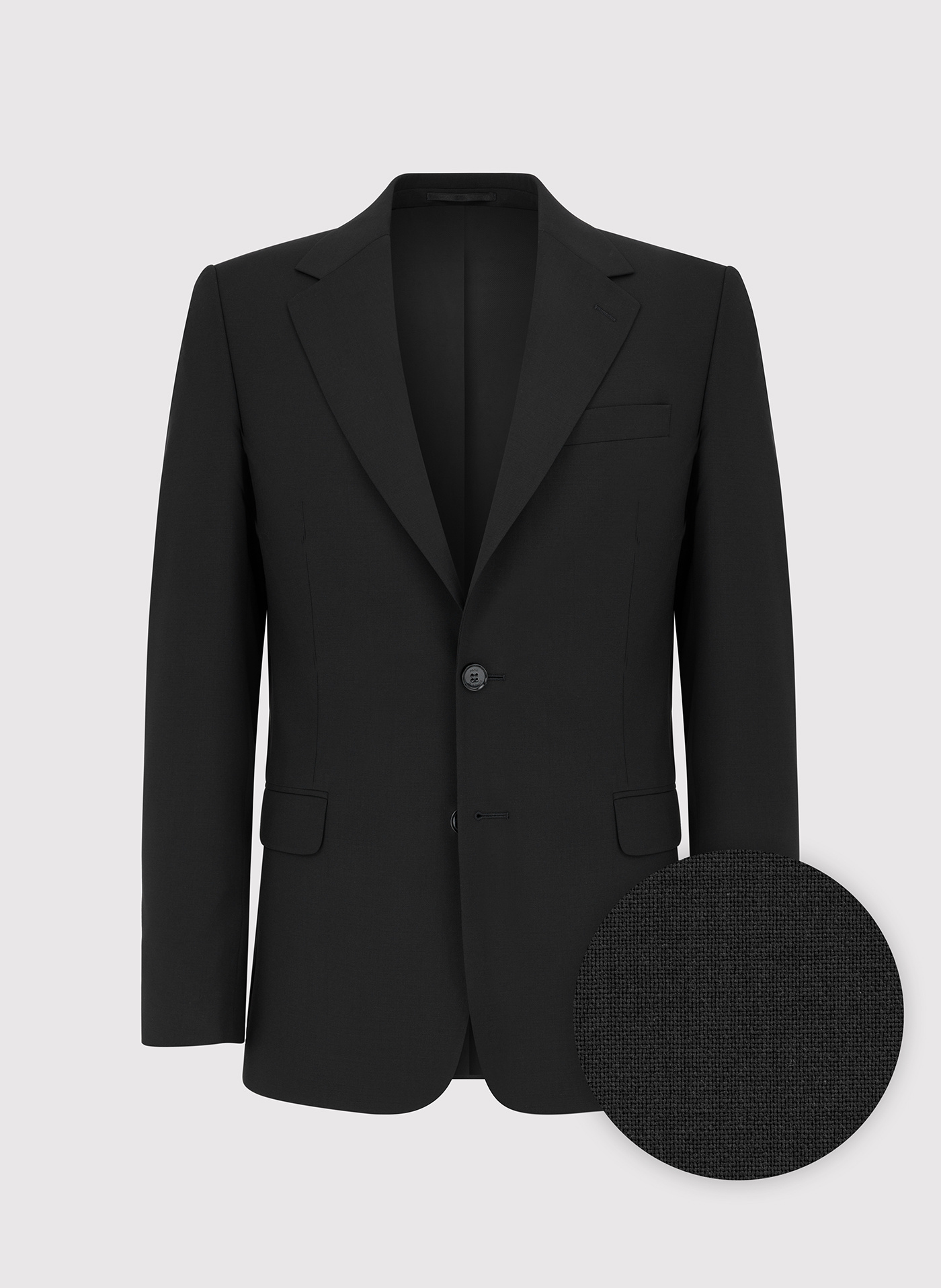 Wełniana marynarka garniturowa w kolorze czarnym - Pako Lorente