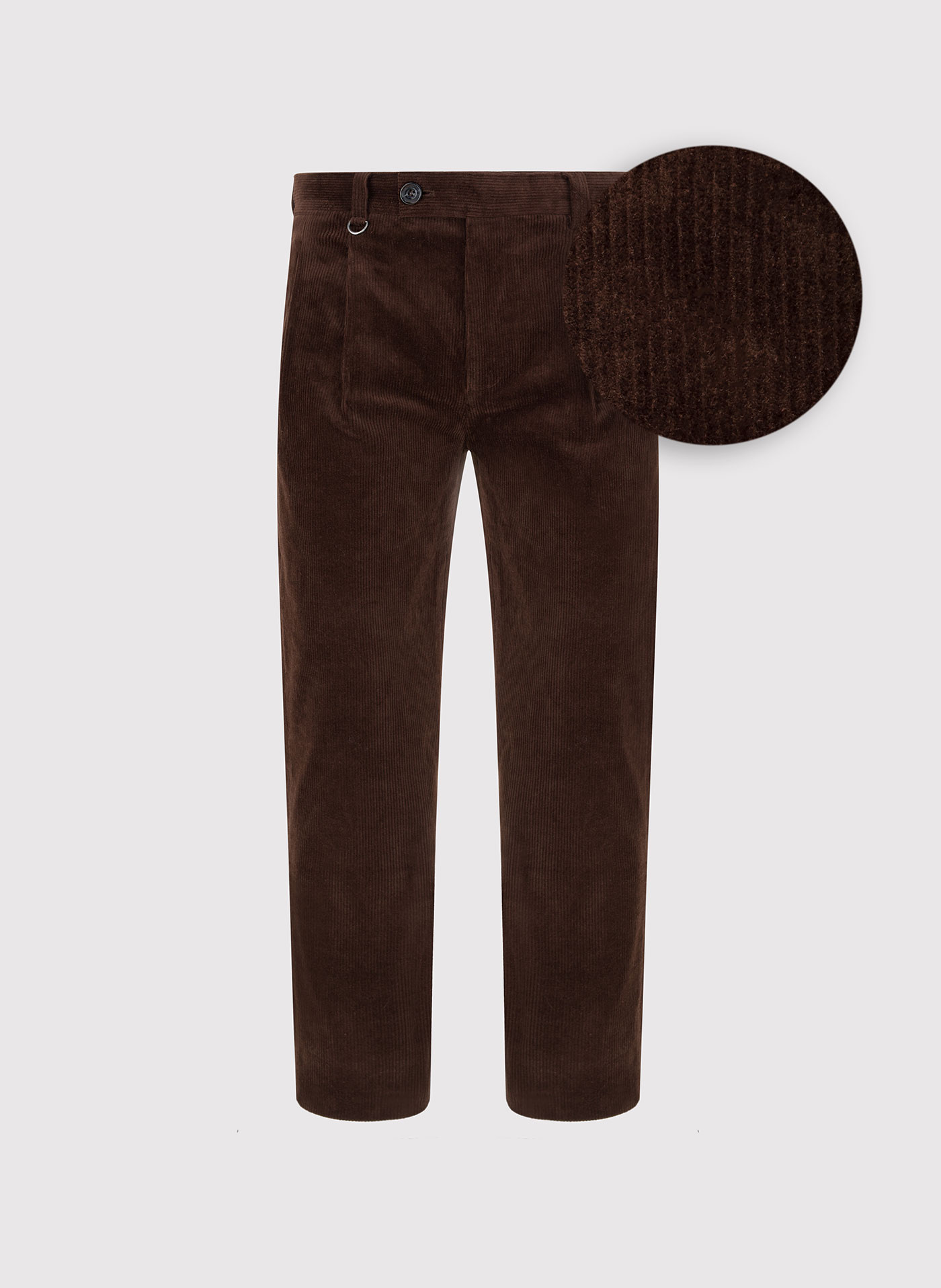 PAKO LORENTE - Brązowe spodnie z zakładkami - Pako Lorente