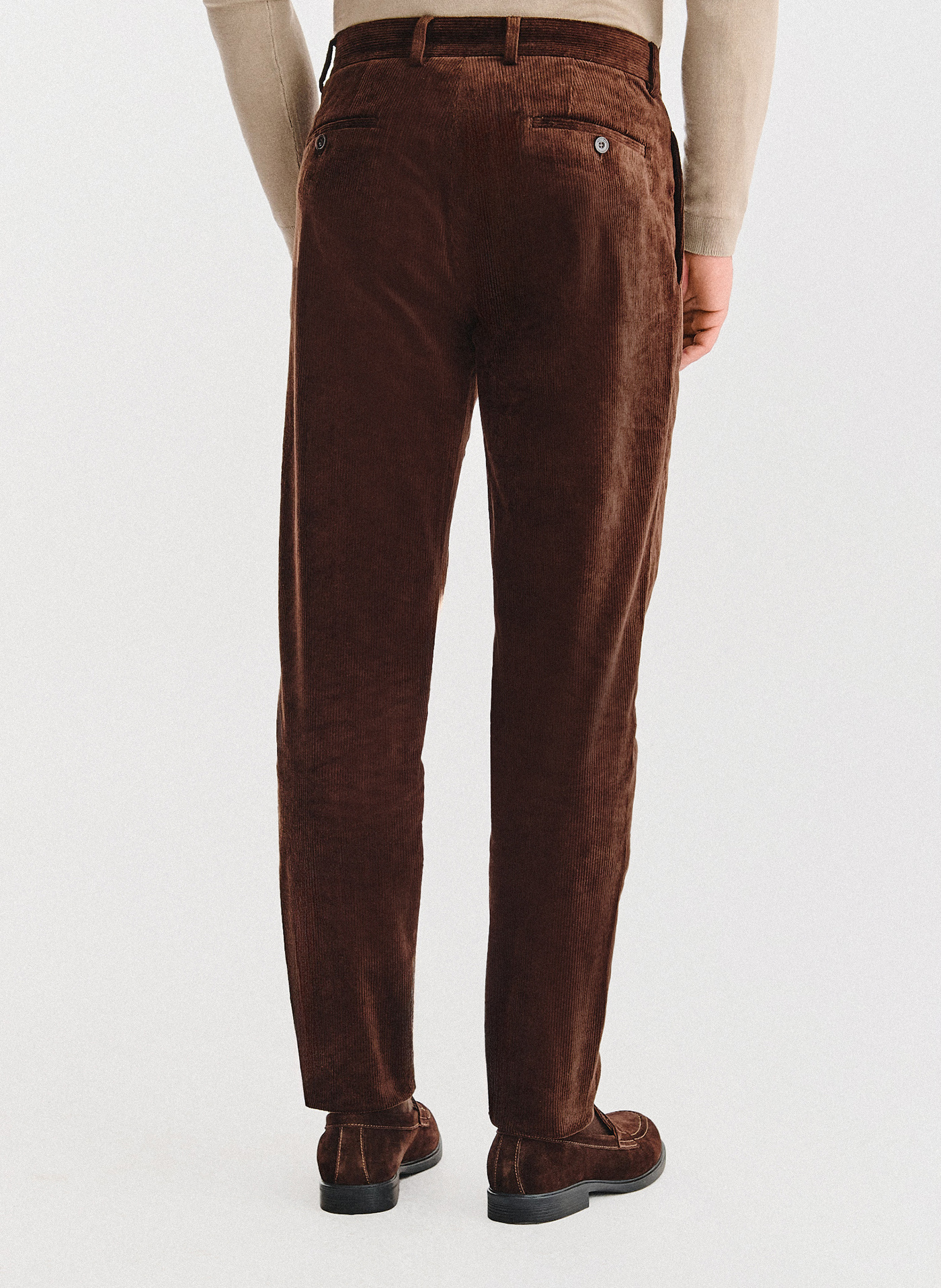 PAKO LORENTE - Brązowe spodnie z zakładkami - Pako Lorente