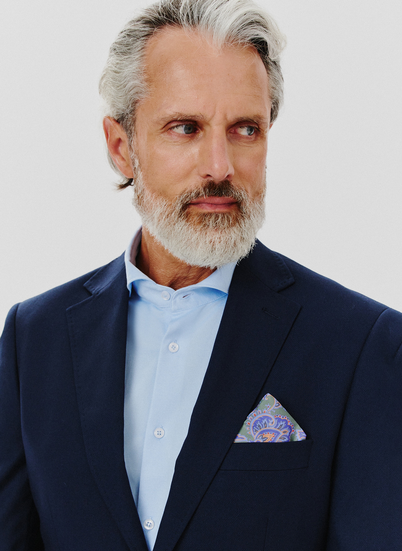 Klasyczna marynarka męska w kolorze granatowym - Pako Lorente