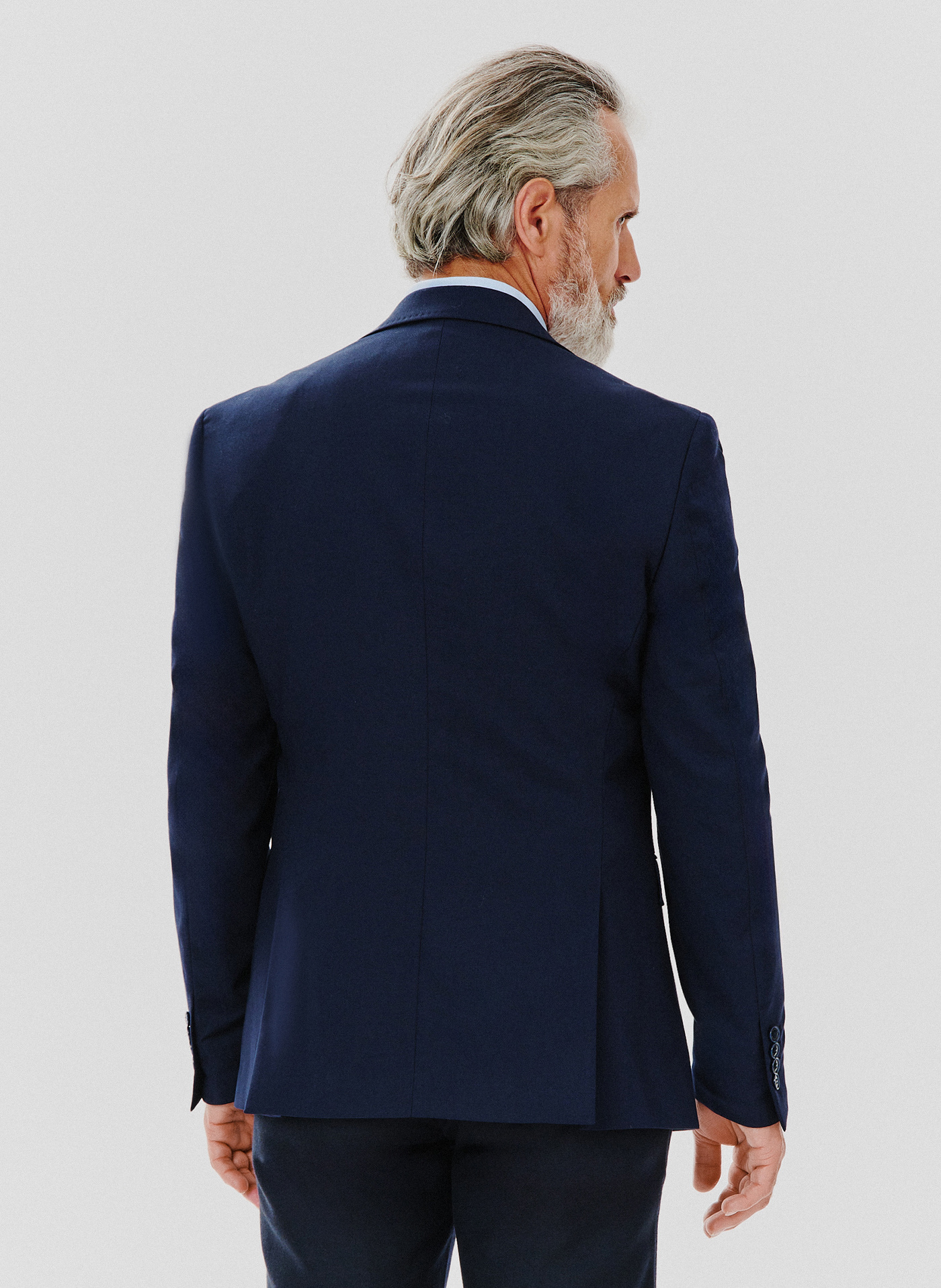 Klasyczna marynarka męska w kolorze granatowym - Pako Lorente