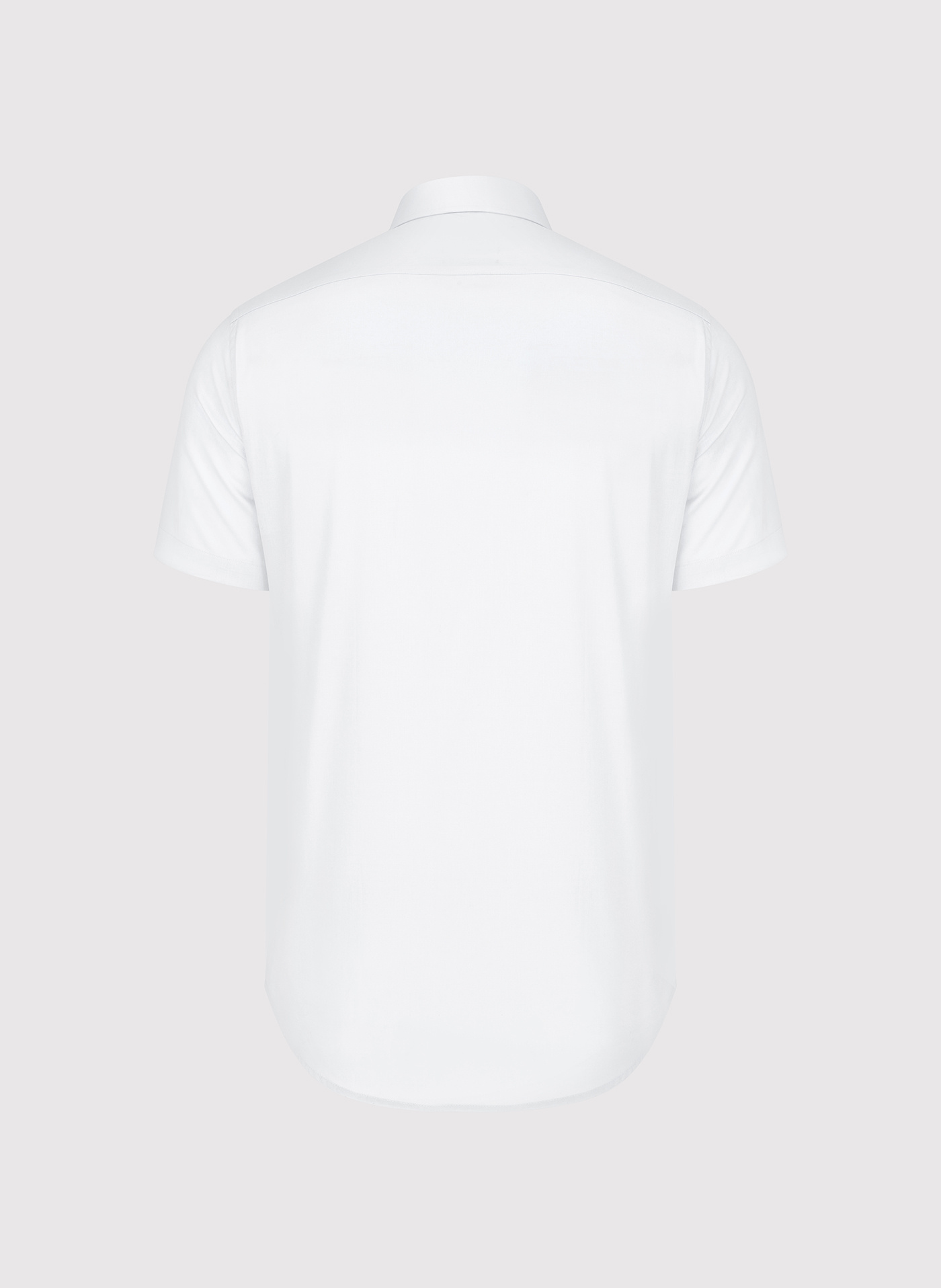 PAKO LORENTE - Biała koszula męska z krótkim rękawem - Pako Lorente