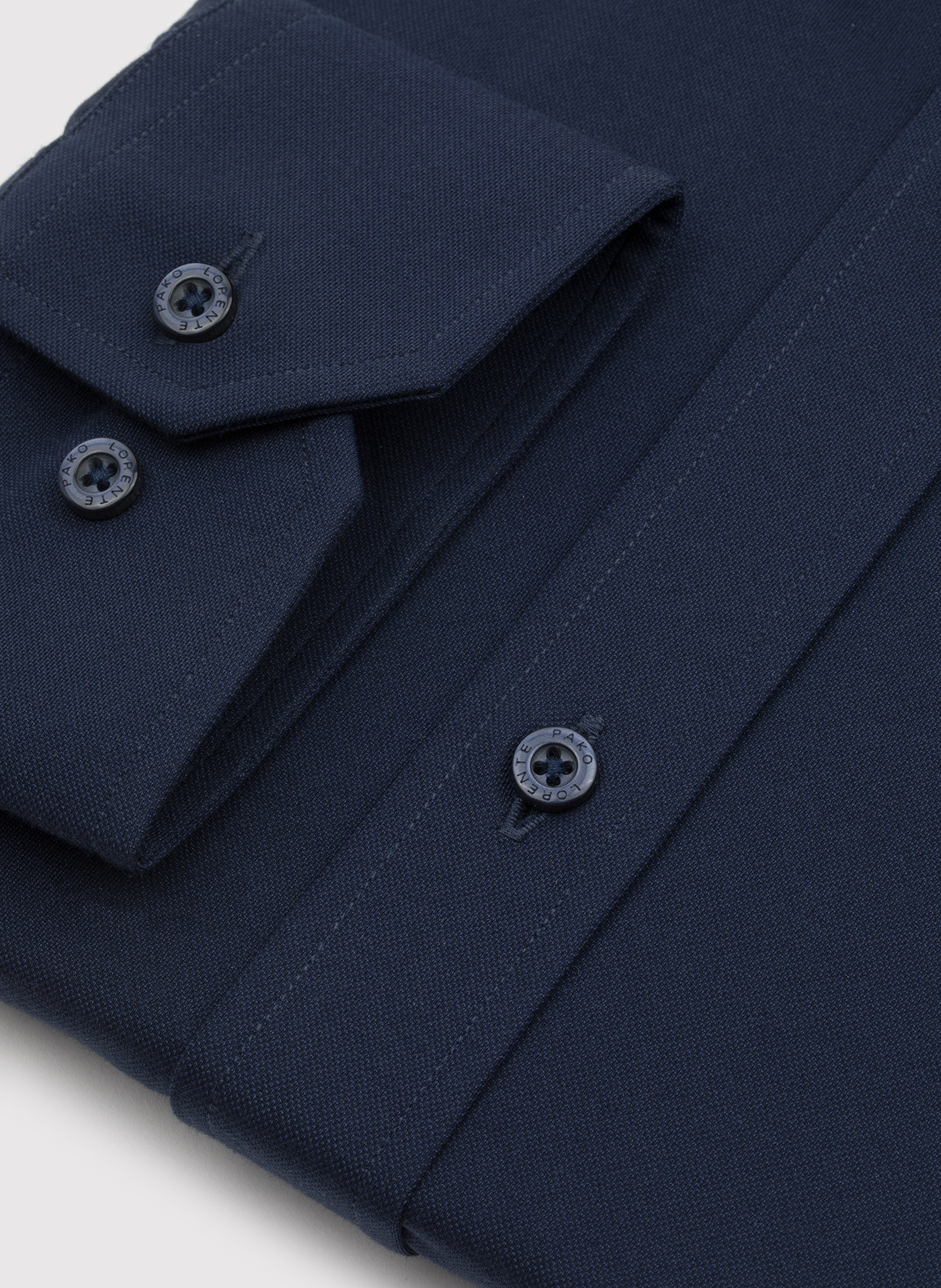 Granatowa koszula z bawełną - Pako Lorente