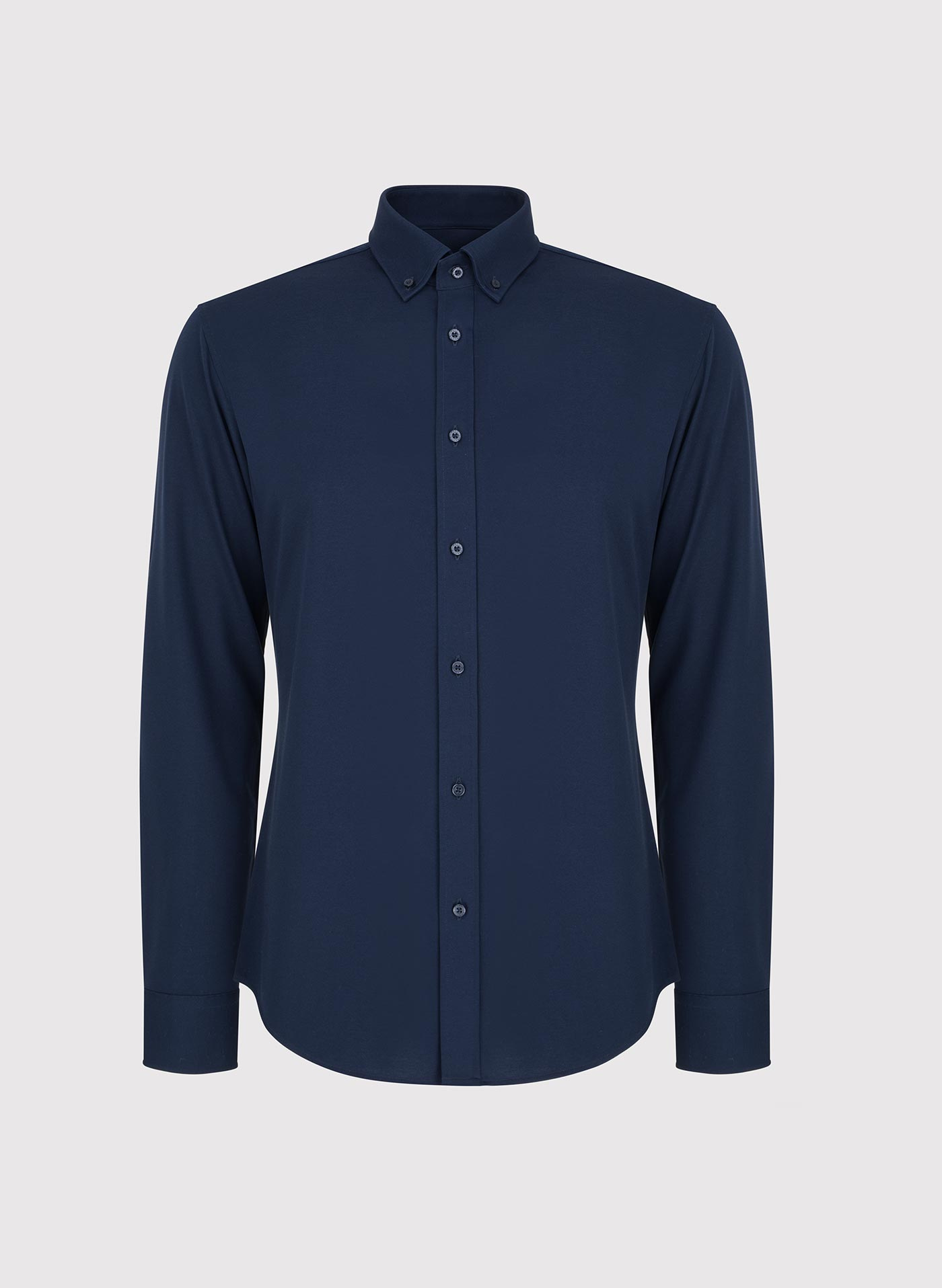 Granatowa koszula z bawełną - Pako Lorente