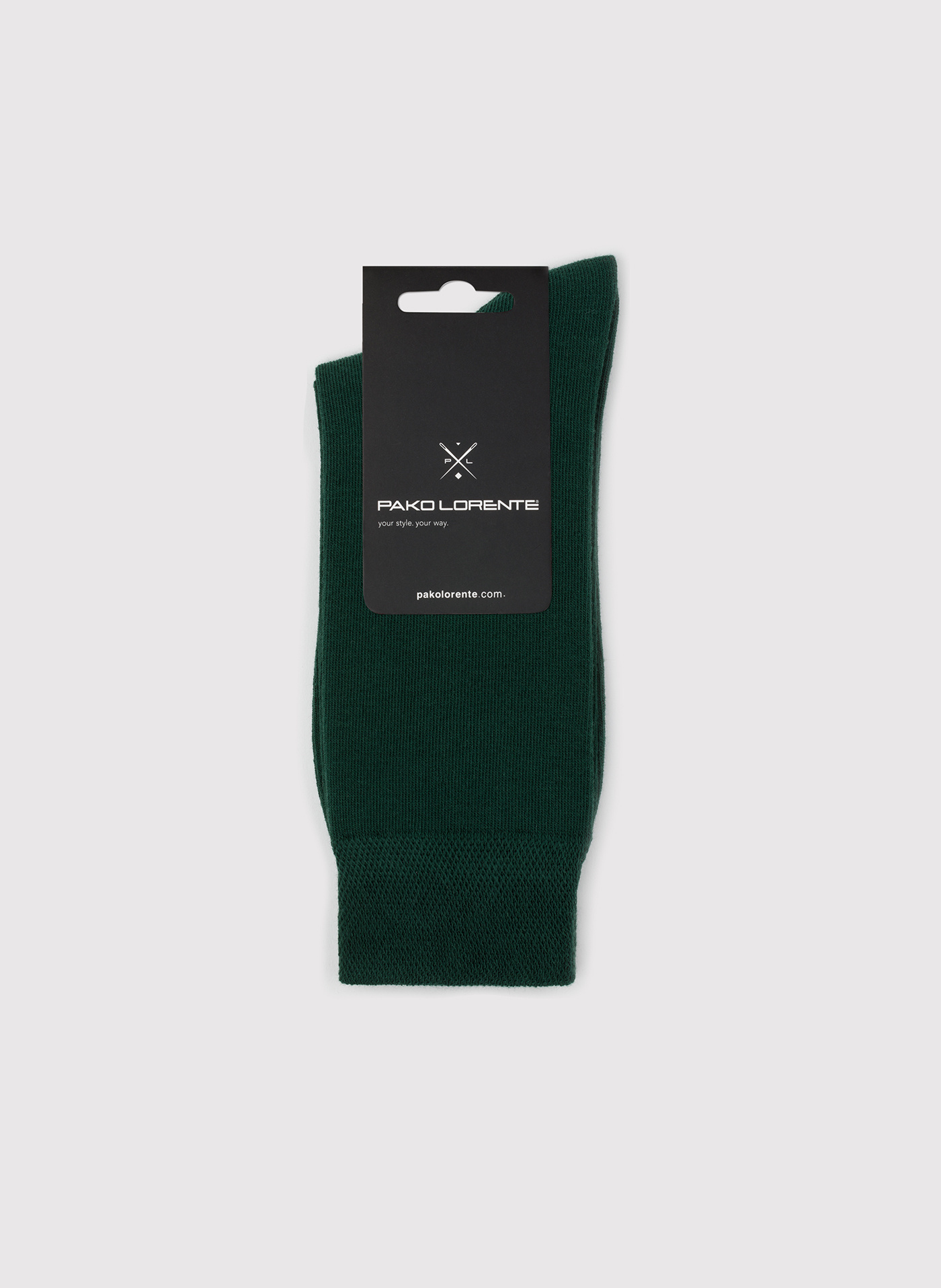 Zielone skarpetki męskie - Pako Lorente