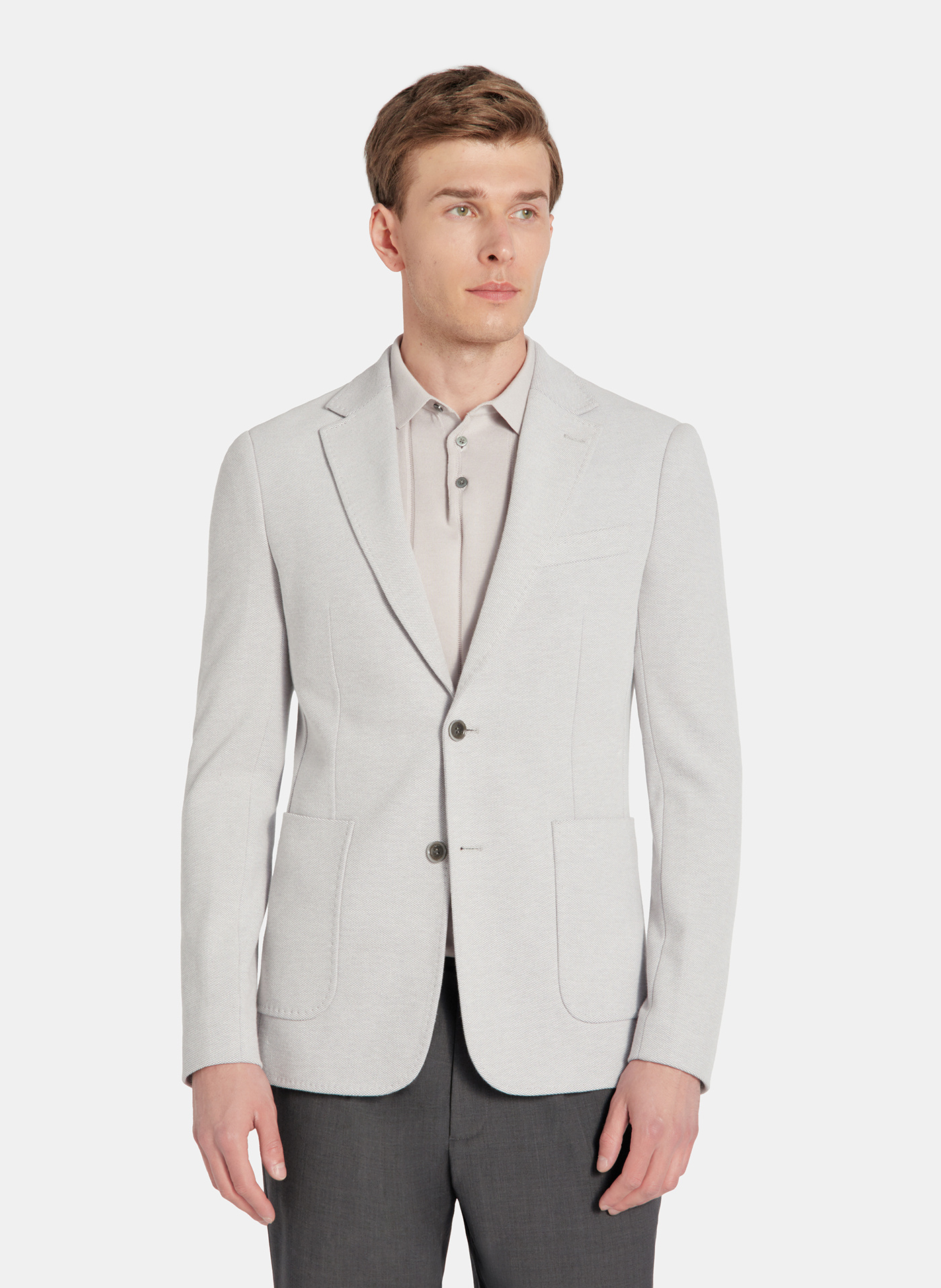 PAKO LORENTE - Szara marynarka z dzianiny - Pako Lorente