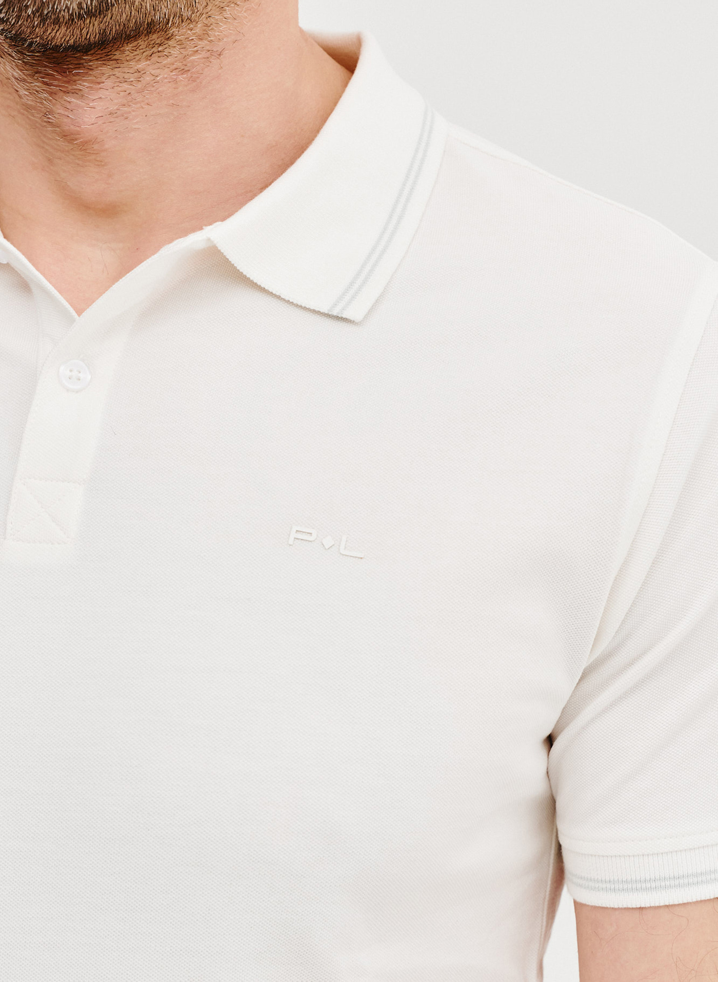 T-shirt polo w kolorze białym - Pako Lorente