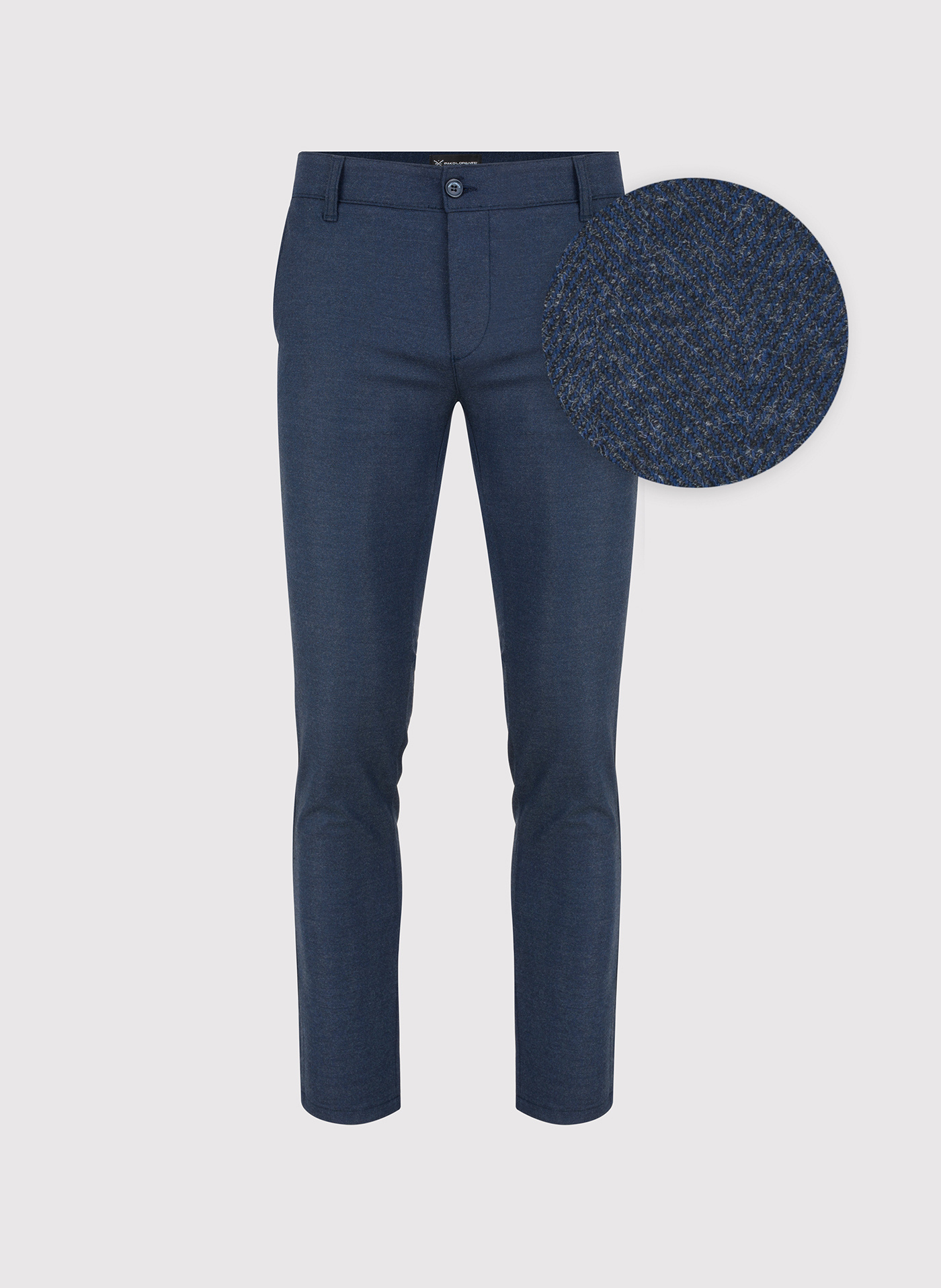 Casualowe spodnie męskie w kolorze granatowym - Pako Lorente