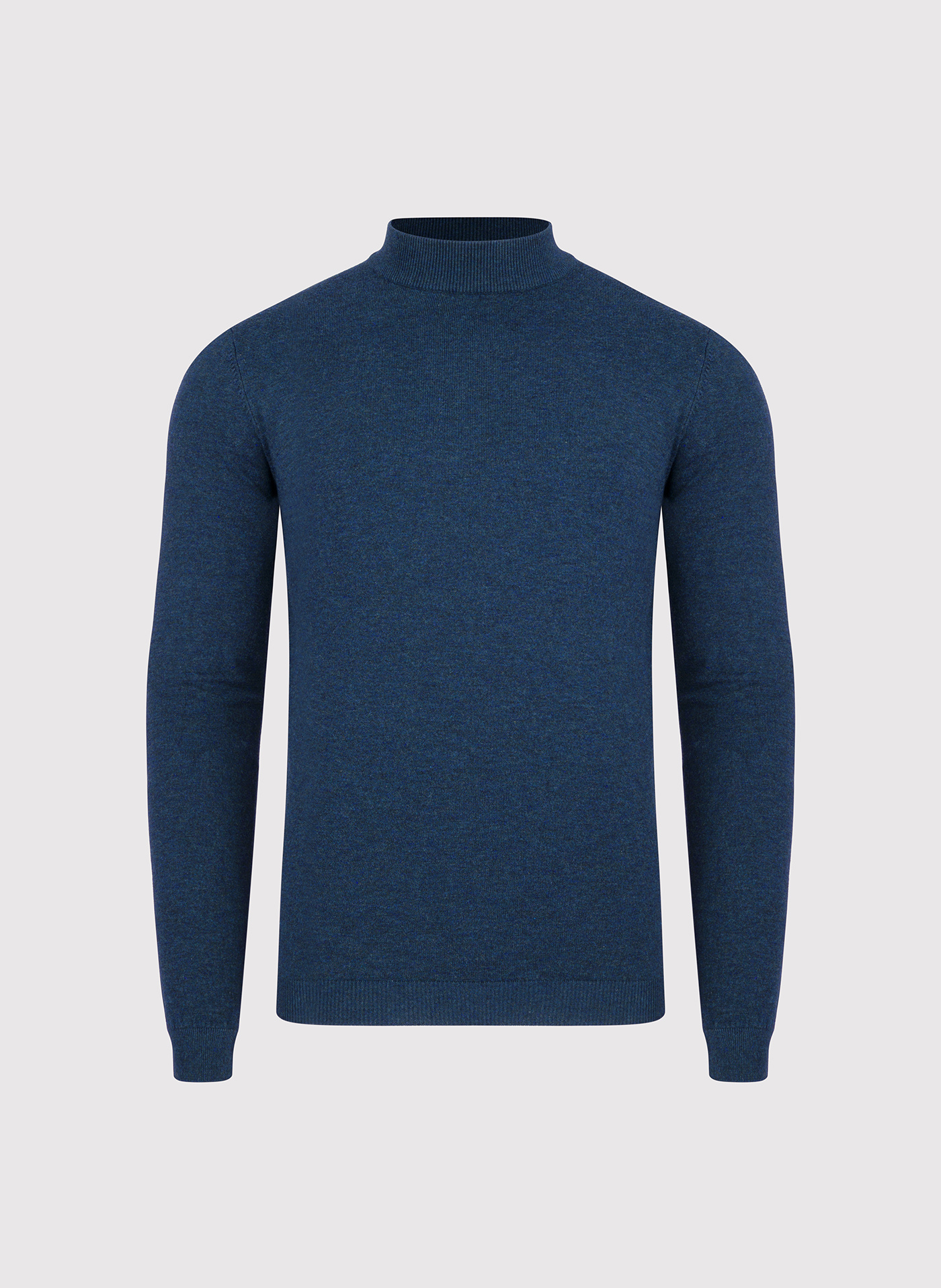 PAKO LORENTE - Półgolf męski w ciemnoniebieskim kolorze - Pako Lorente