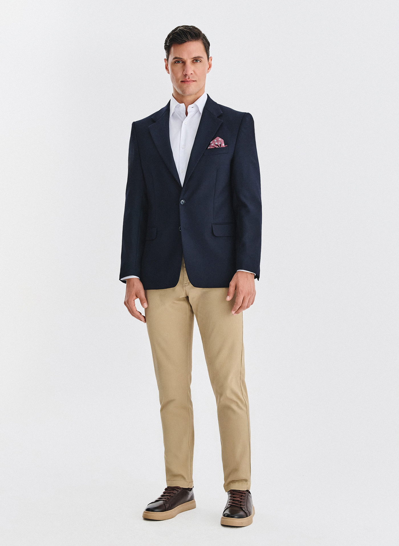 PAKO LORENTE - Wełniana marynarka w kolorze granatowym - Pako Lorente