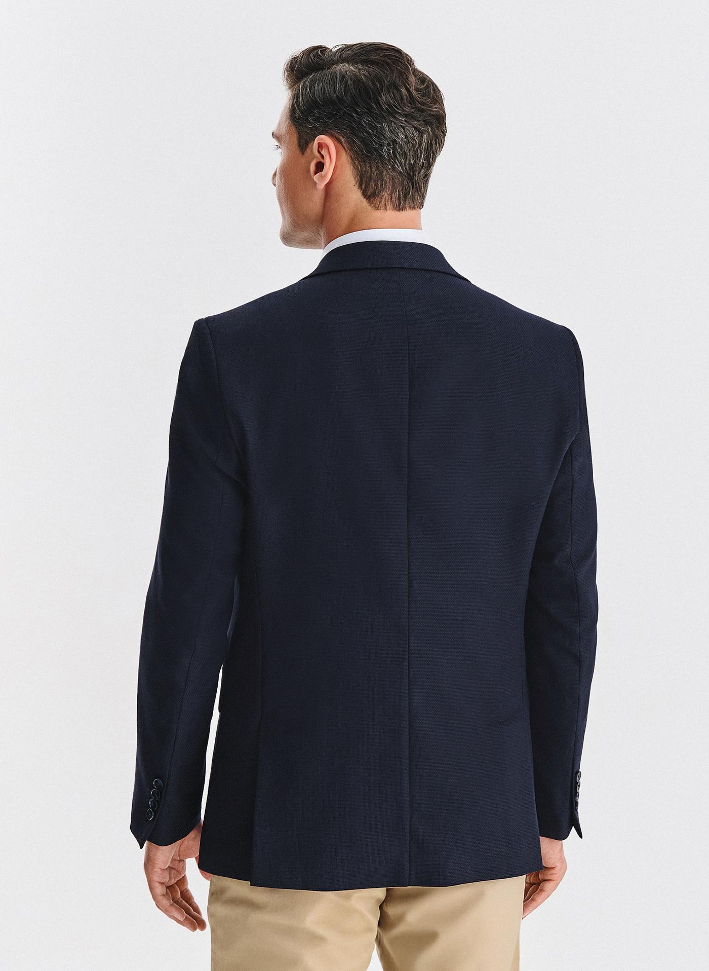 PAKO LORENTE - Wełniana marynarka w kolorze granatowym - Pako Lorente