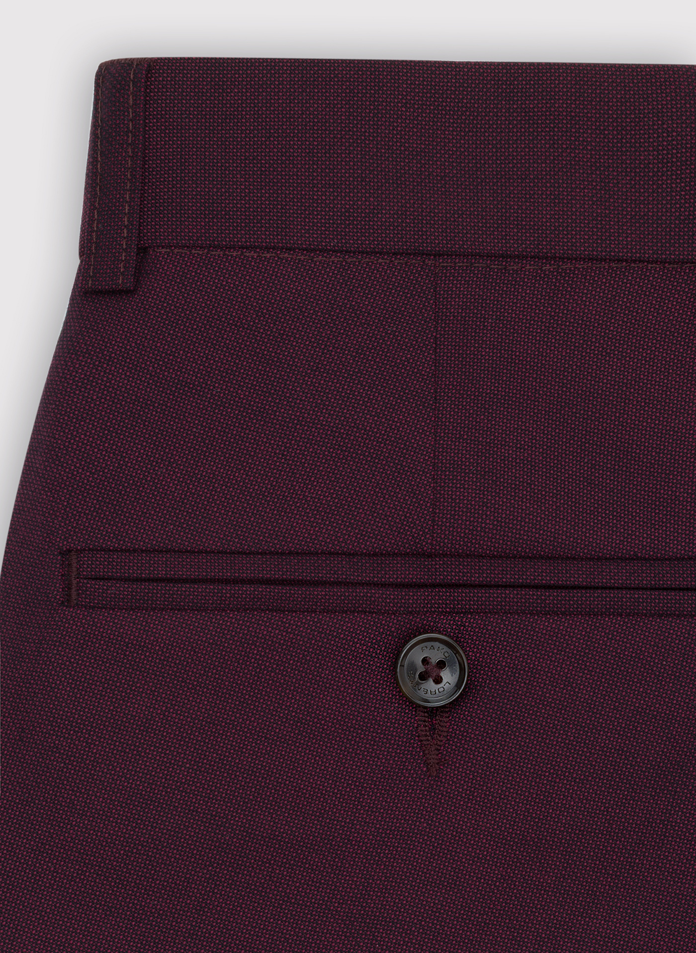 Bordowe spodnie garniturowe - Pako Lorente
