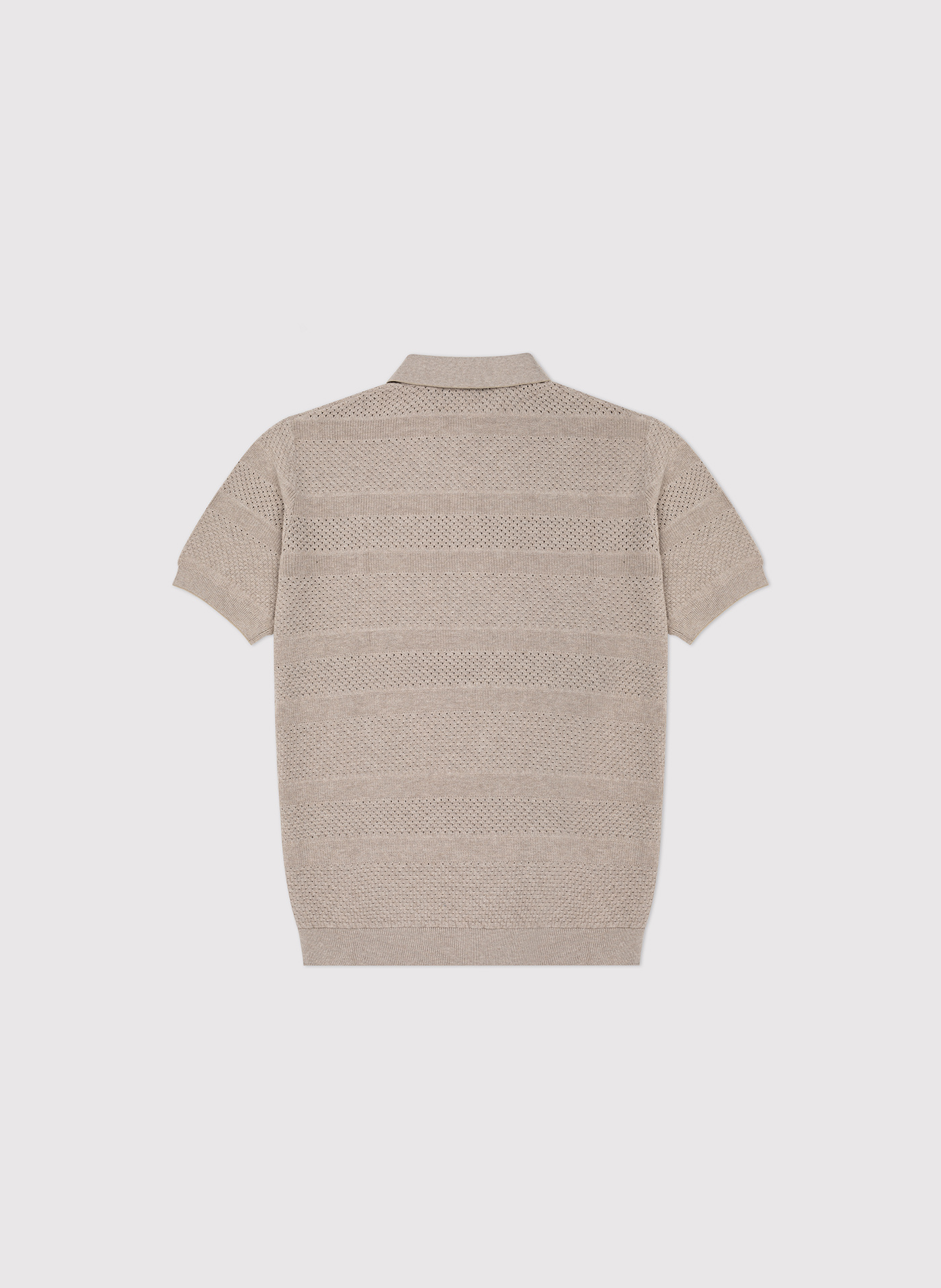 Beżowe polo swetrowe - Pako Lorente