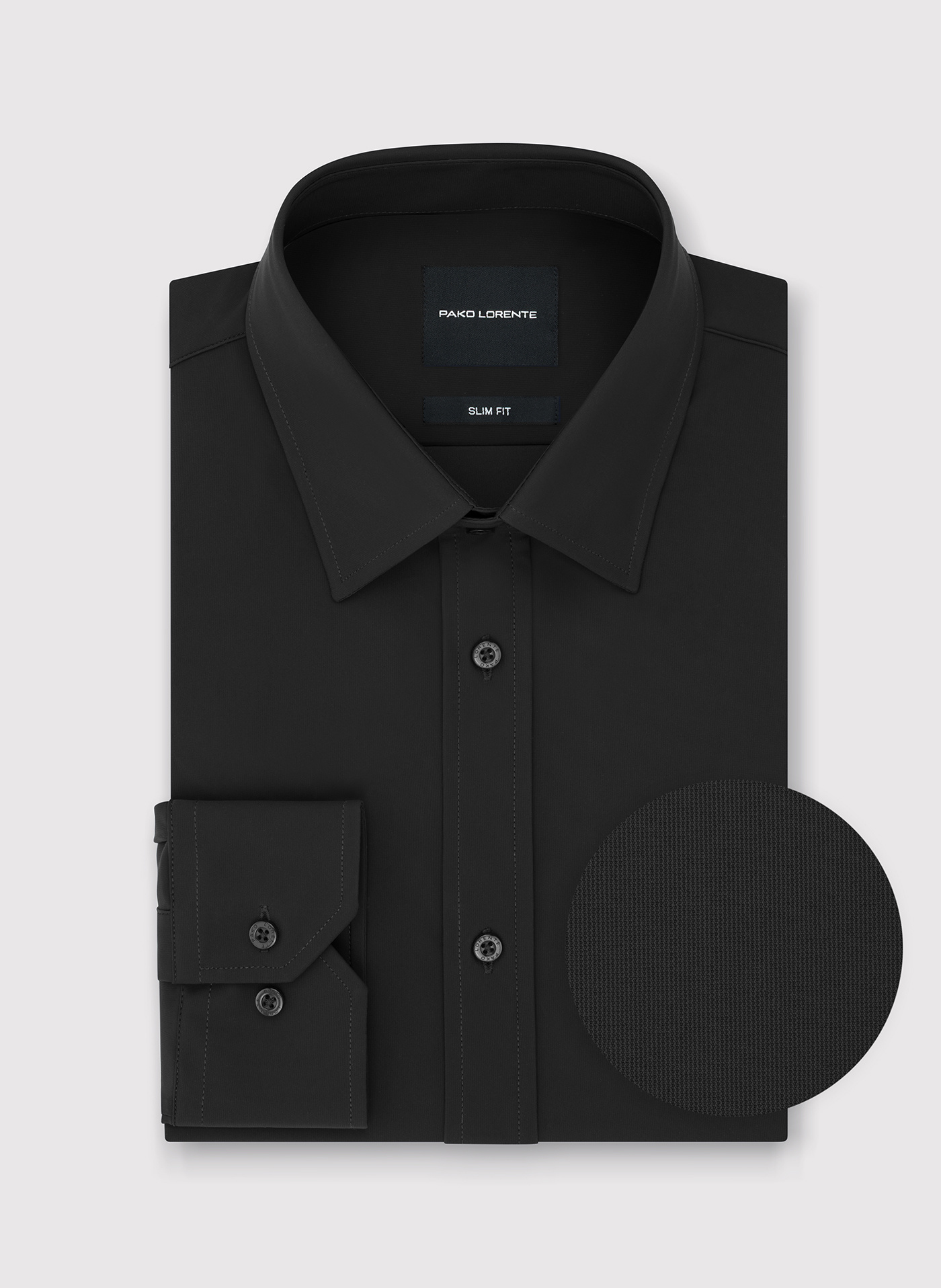 Czarna koszula męska - Pako Lorente