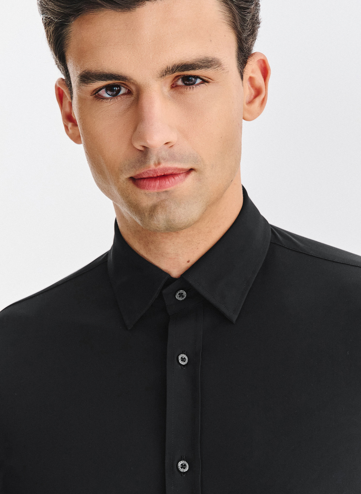 Czarna koszula męska - Pako Lorente