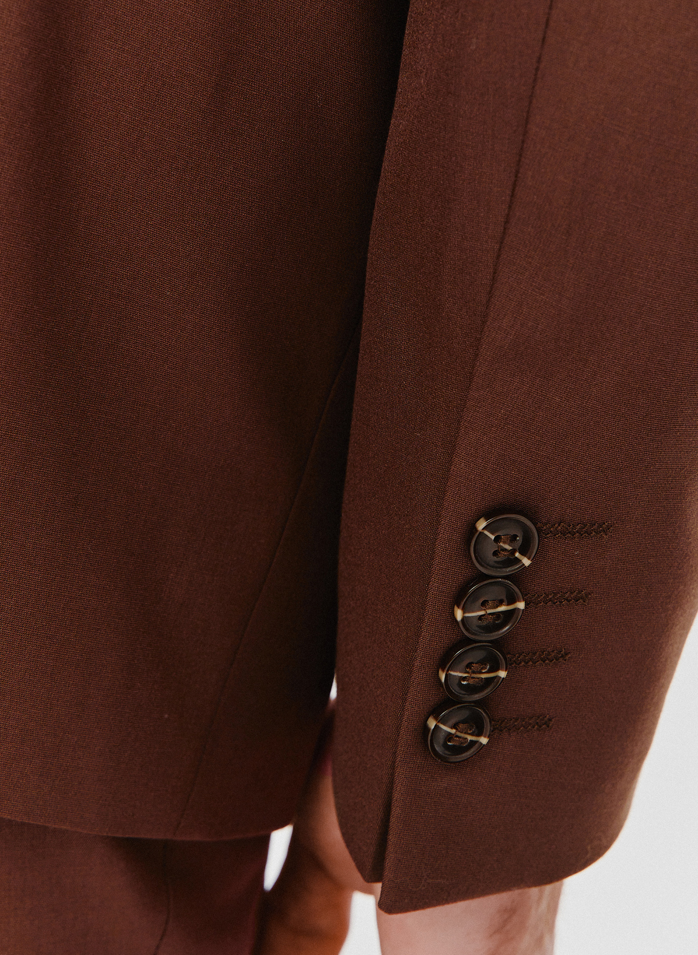 Brązowa marynarka garniturowa - Pako Lorente